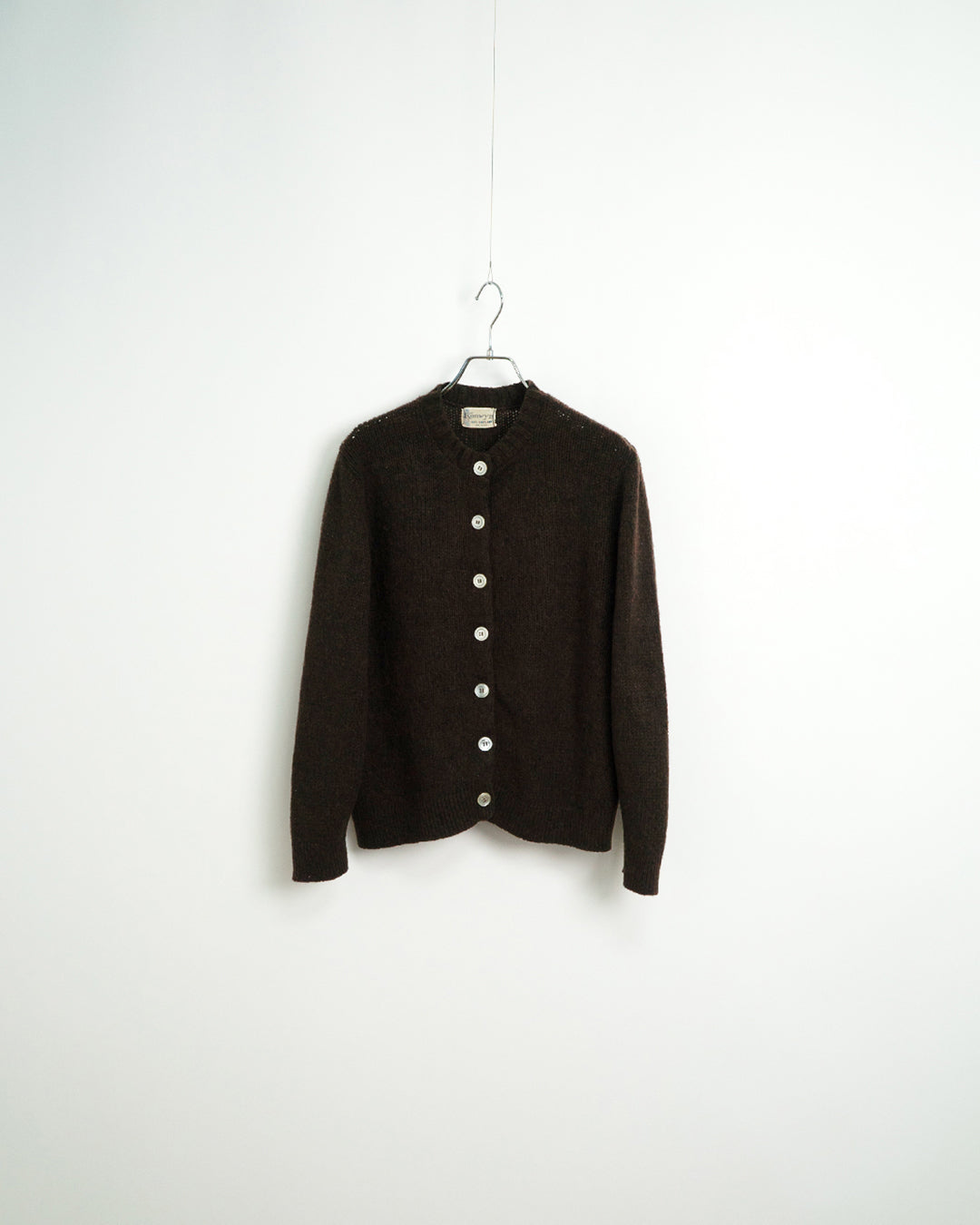 70's Shetland Wool Knitted Cardigan