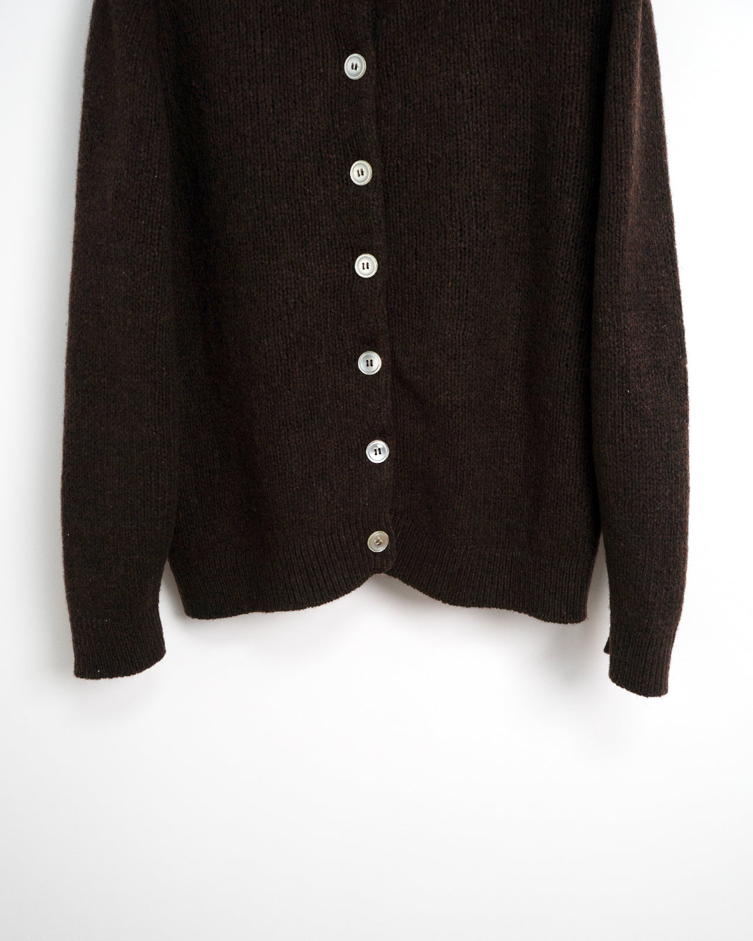 70's Shetland Wool Knitted Cardigan