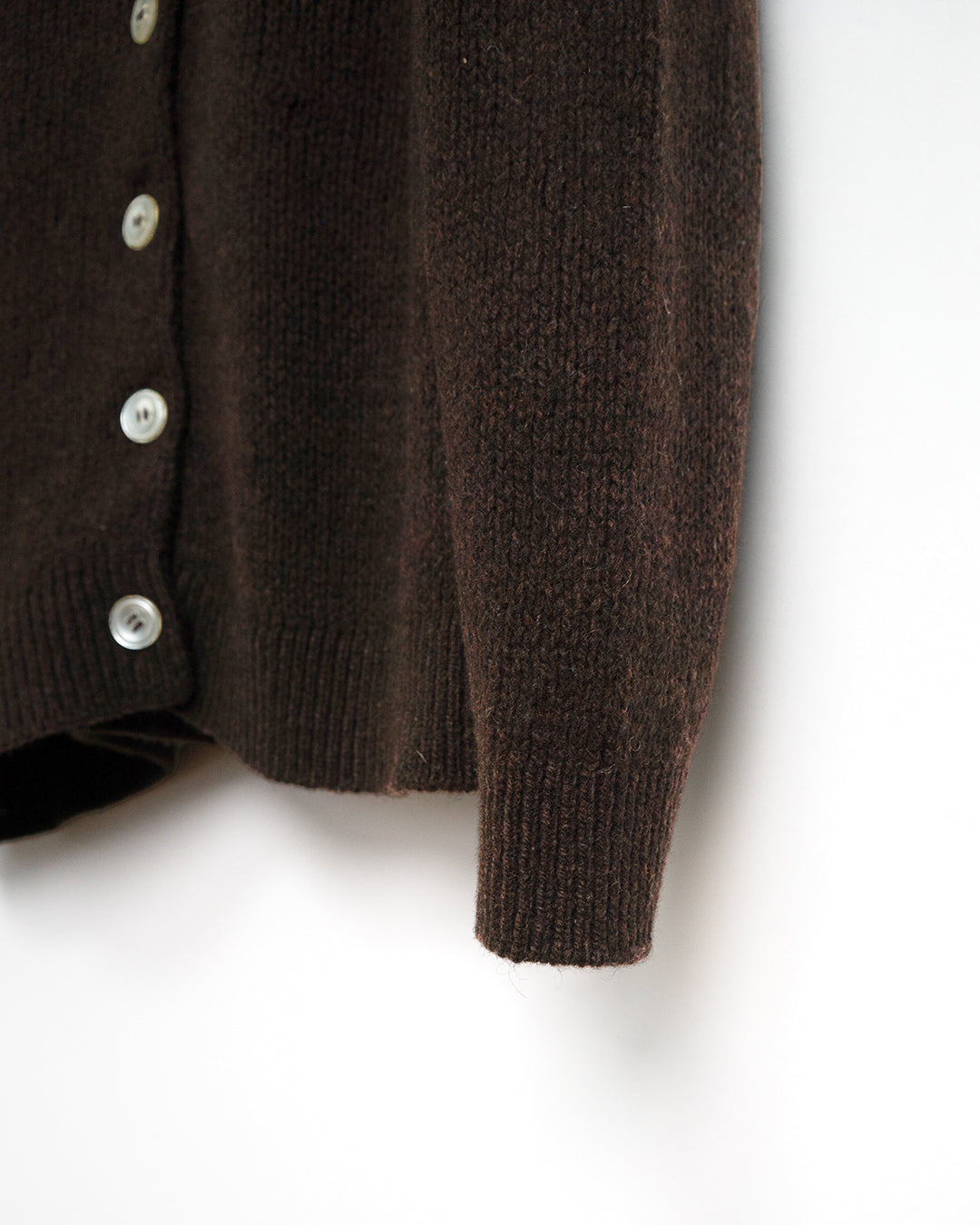 70's Shetland Wool Knitted Cardigan