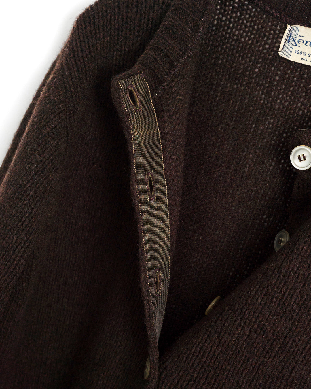 70's Shetland Wool Knitted Cardigan