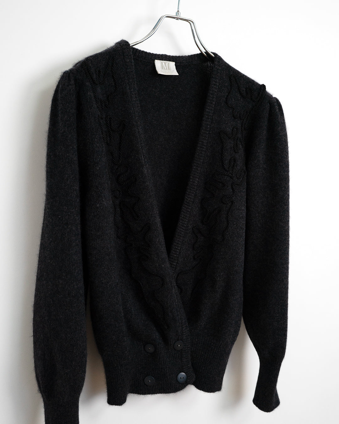 Wool Angora Embroidery Knit