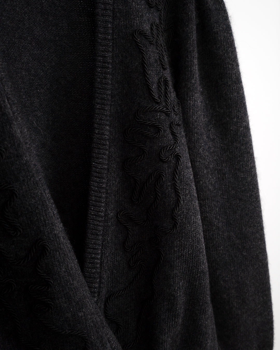Wool Angora Embroidery Knit
