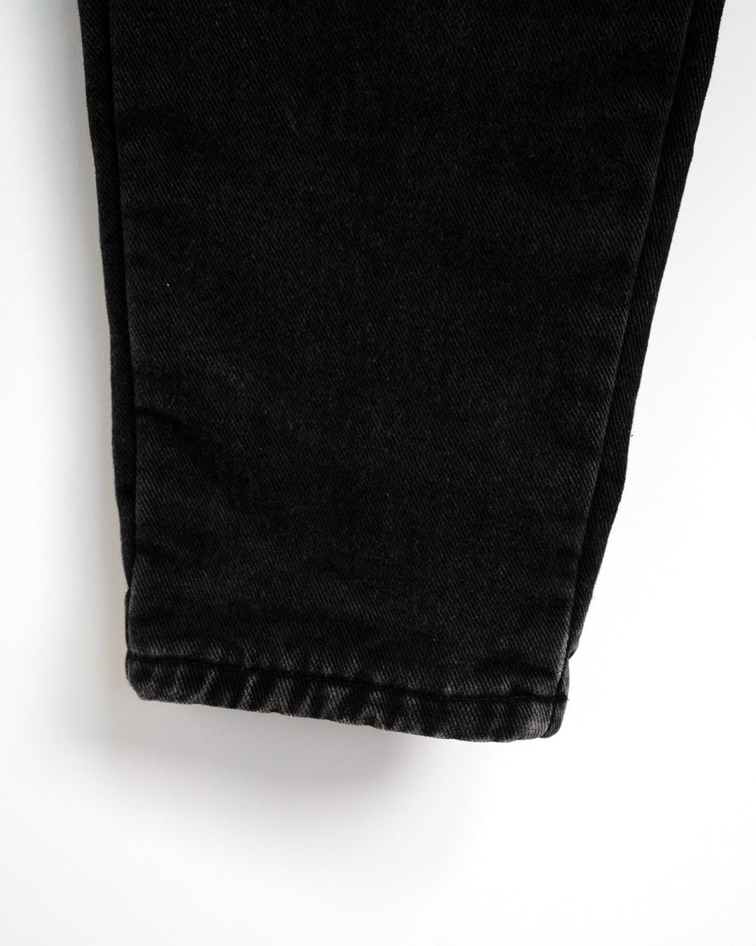 90's Flannel-Lined Black Jeans