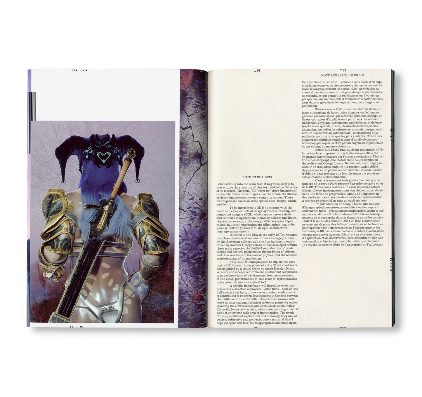 REVUE FAIRE – TO LOOK AT THINGS #52: A MODE OF REPRESENTATION: 3D. AUTHOR: MANON BRUET + ILLUSTRATIONS BY HARRIET DAVEY