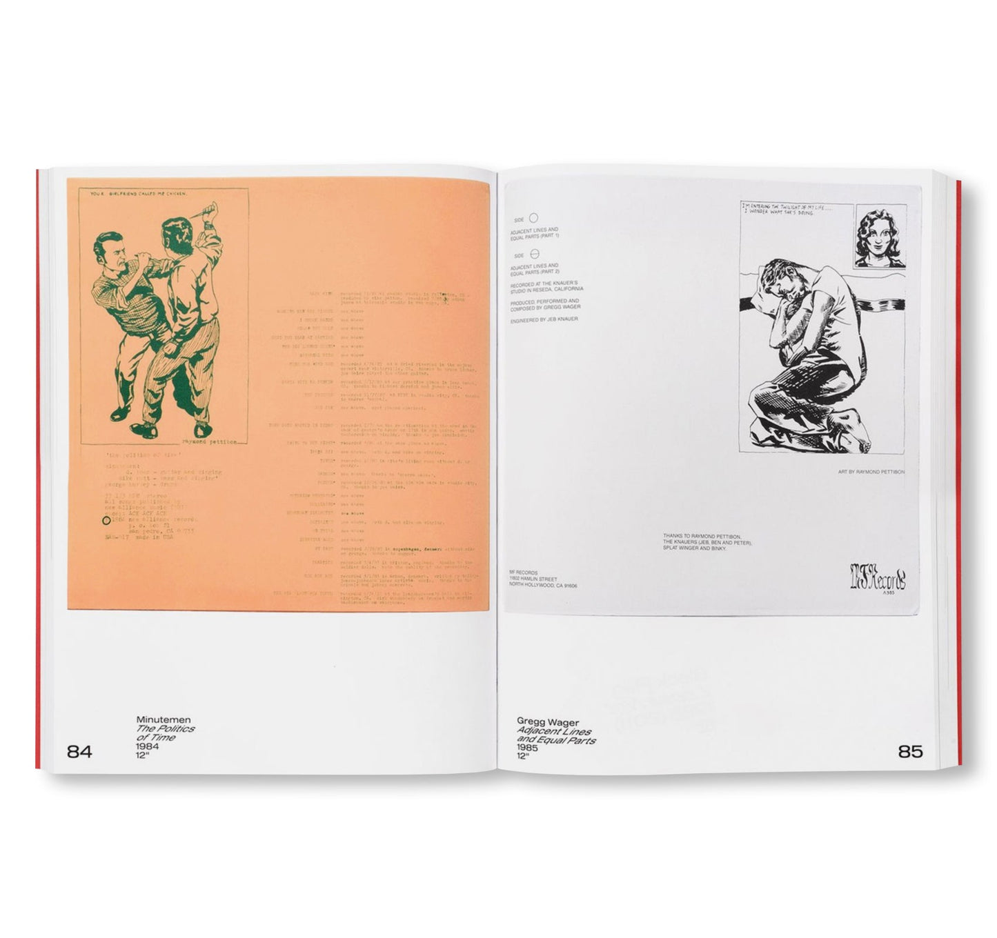 NERVOUS BREAKDOWN: RAYMOND PETTIBON, ALBUM COVERS