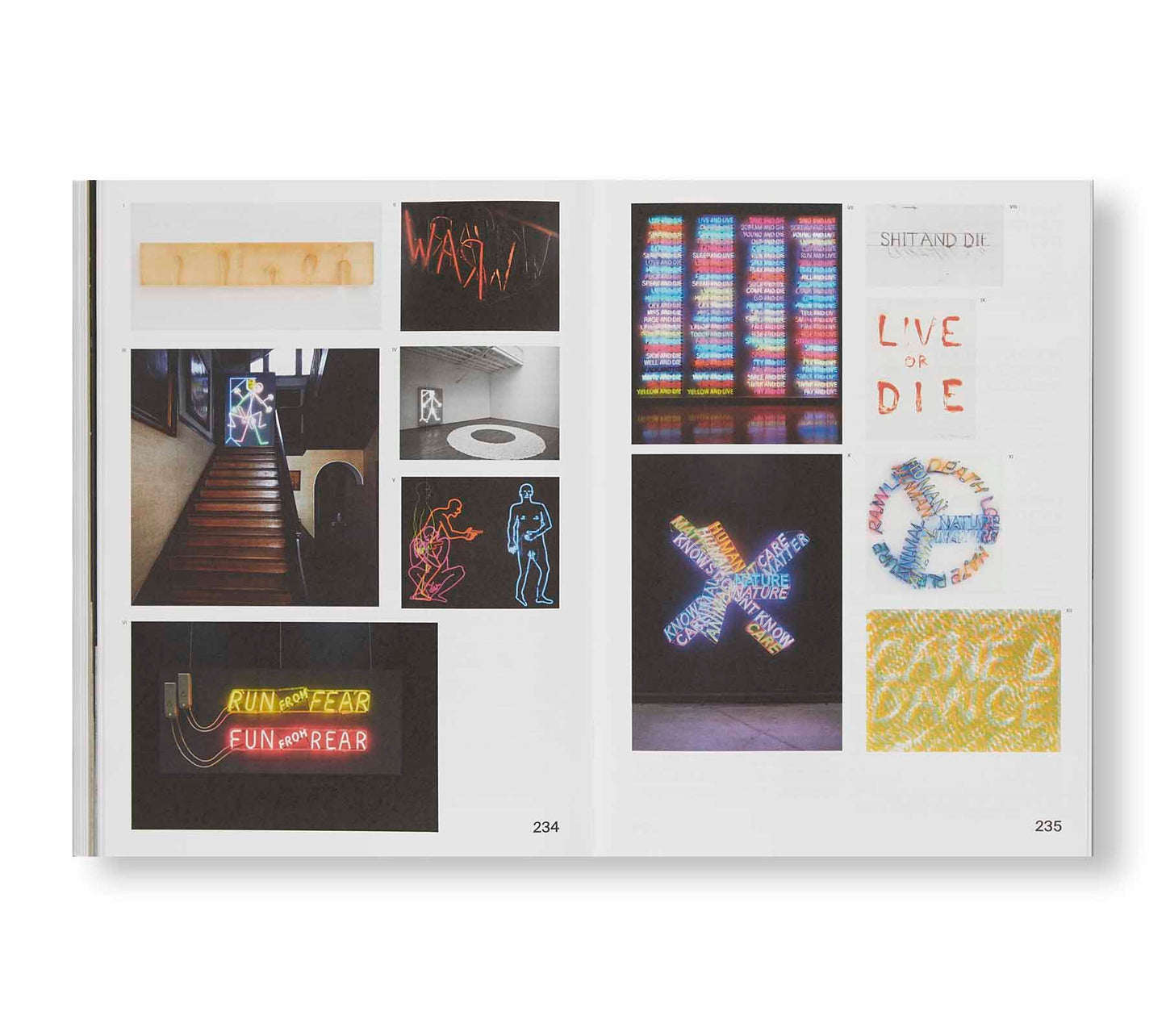 NEONS CORRIDORS ROOMS
