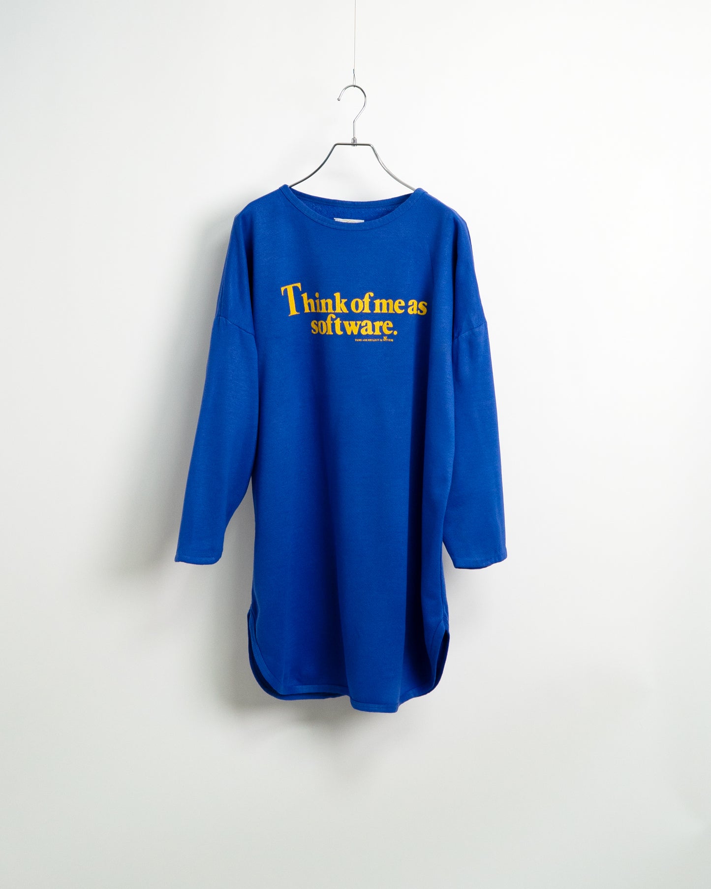 80s Message Sweatshirt Tunic