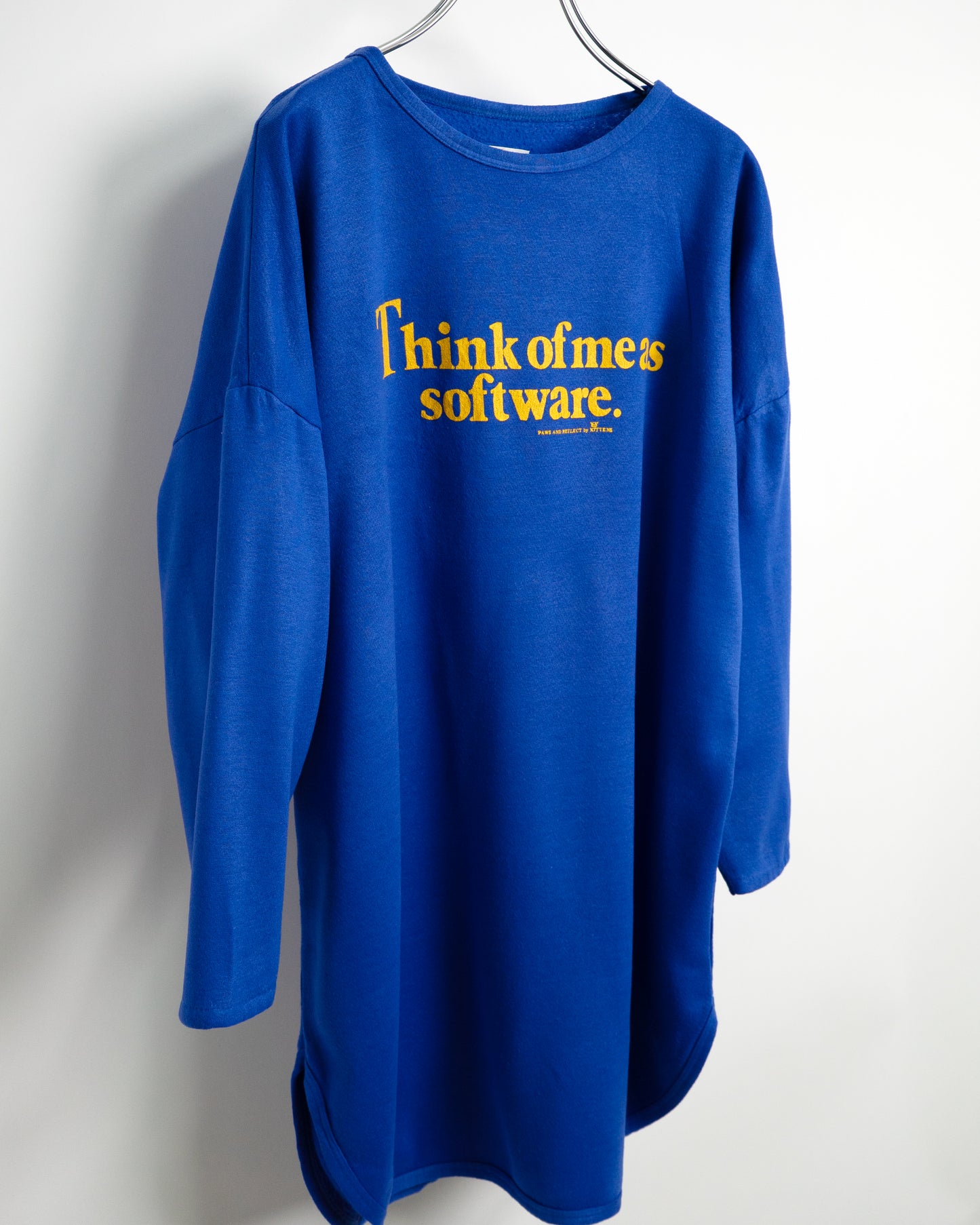 80s Message Sweatshirt Tunic