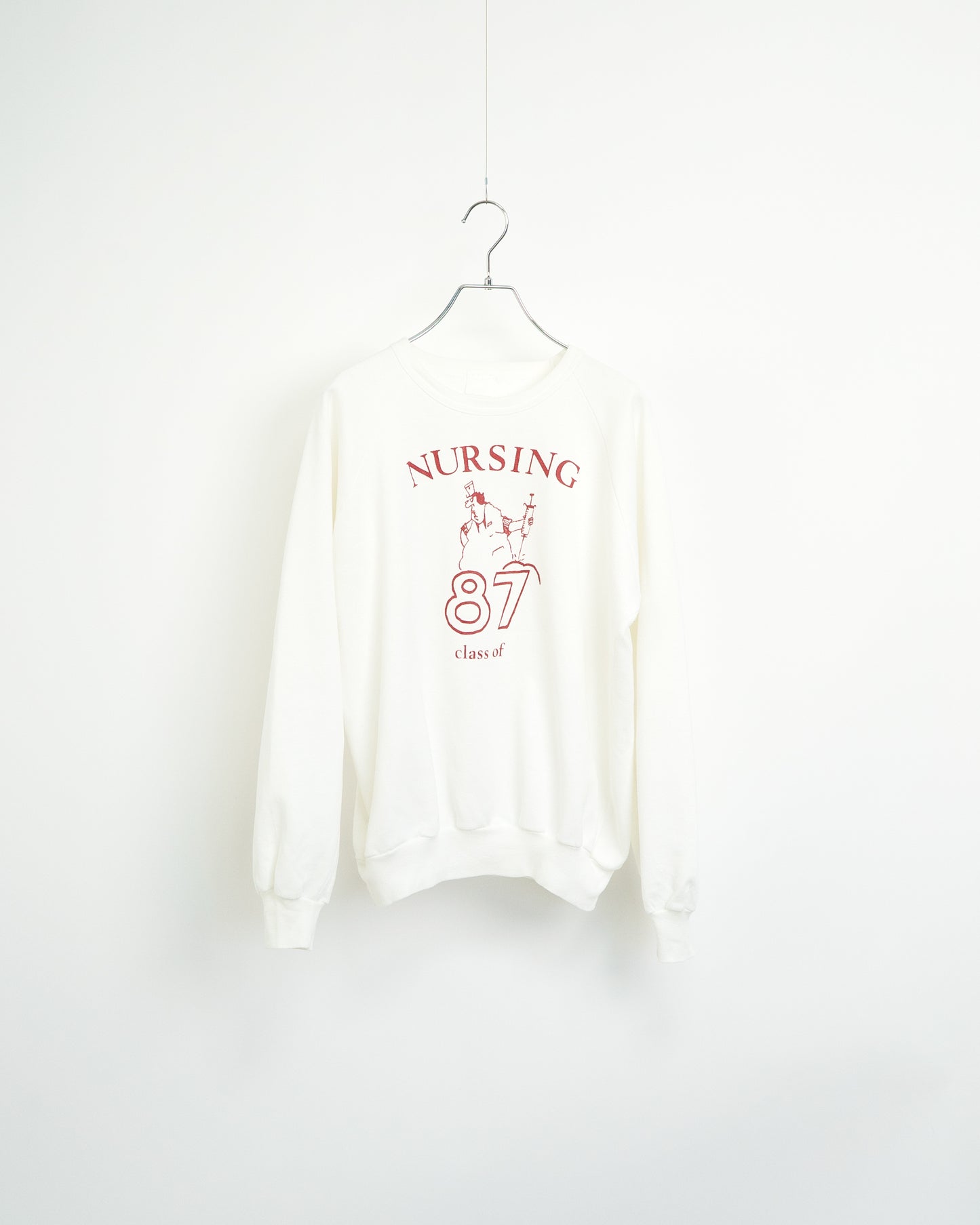 1987 "NURSING Class of" Raglan Sleeve Sweatshirt