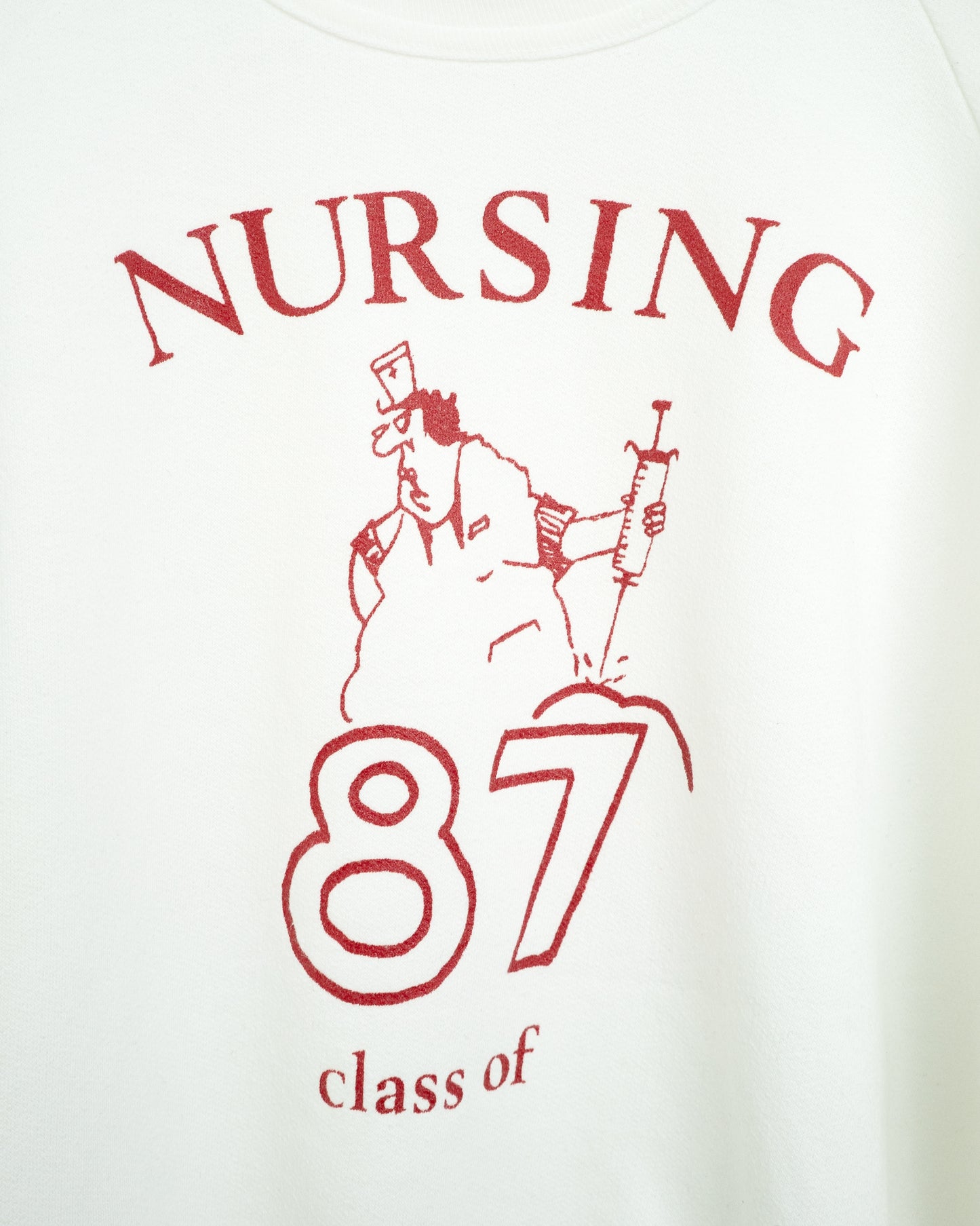 1987 "NURSING Class of" Raglan Sleeve Sweatshirt