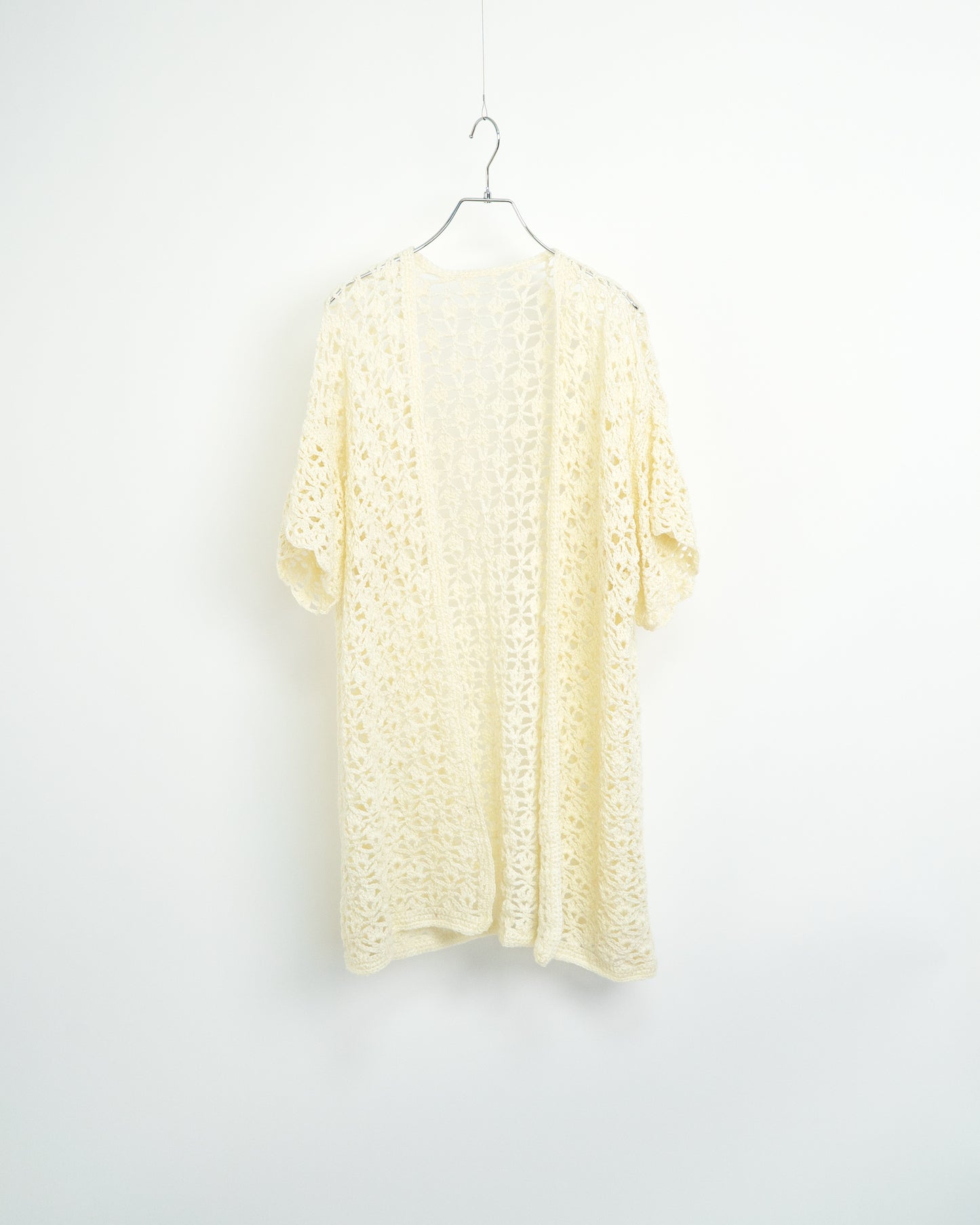 White Crochet Cardigan