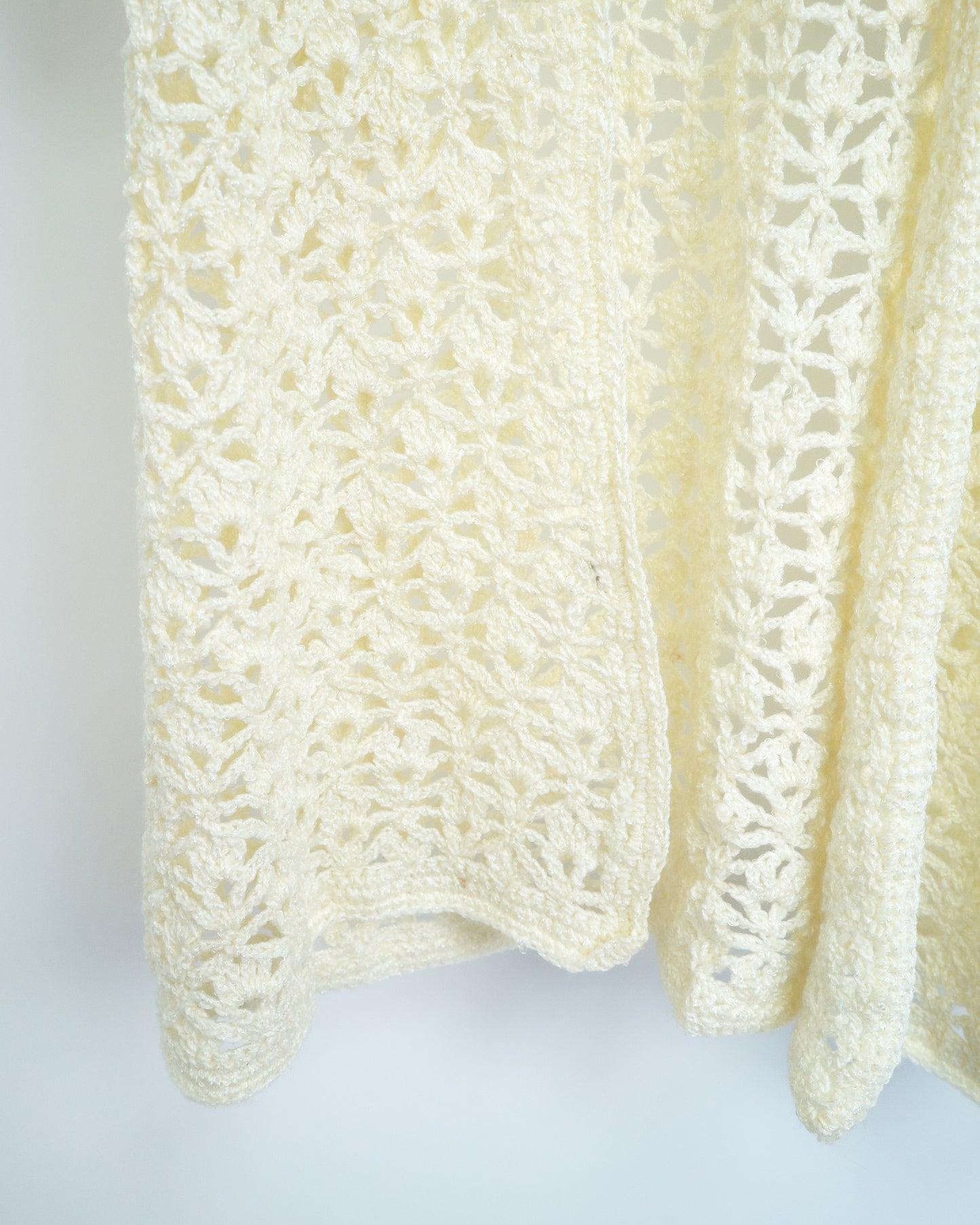 White Crochet Cardigan