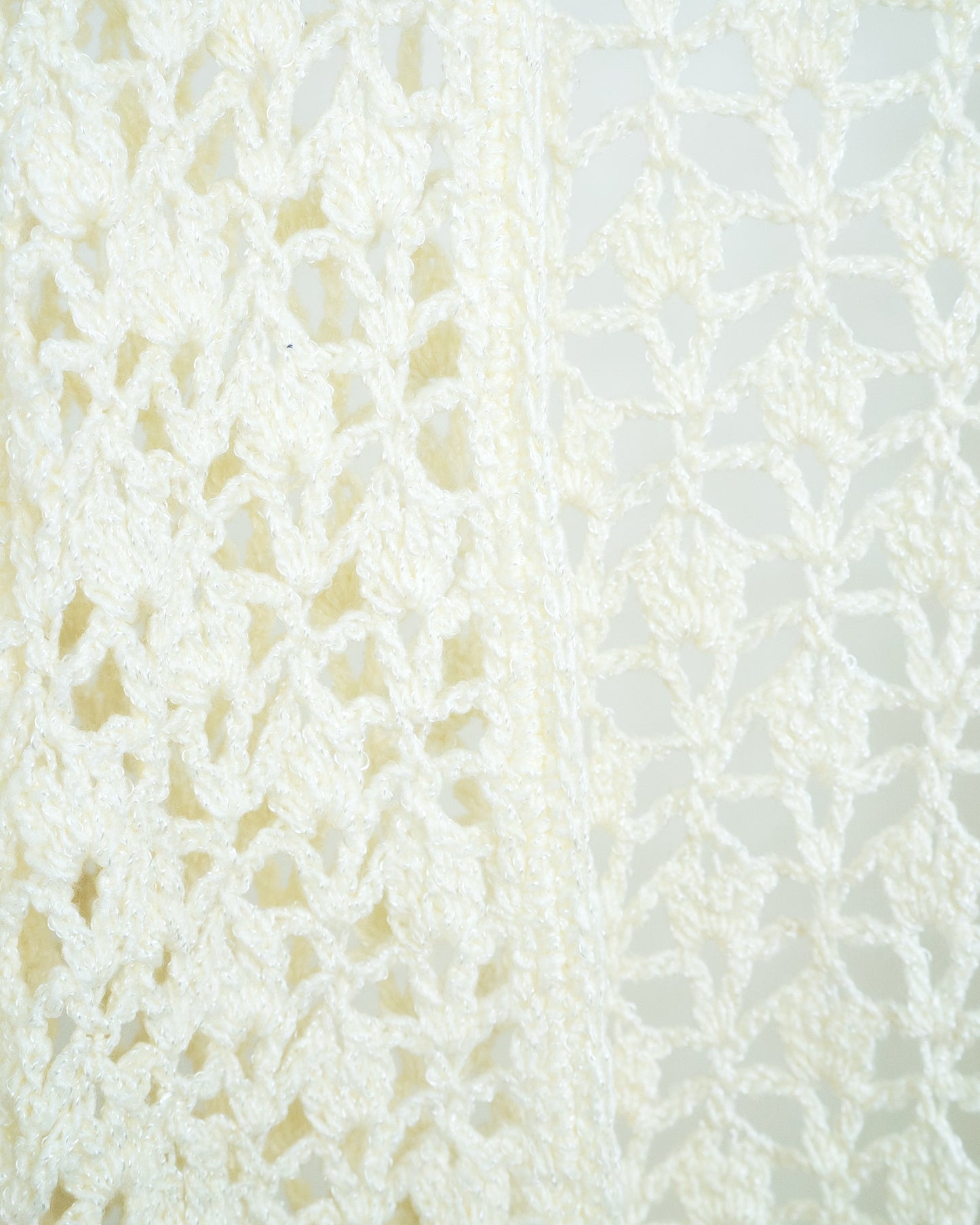 White Crochet Cardigan