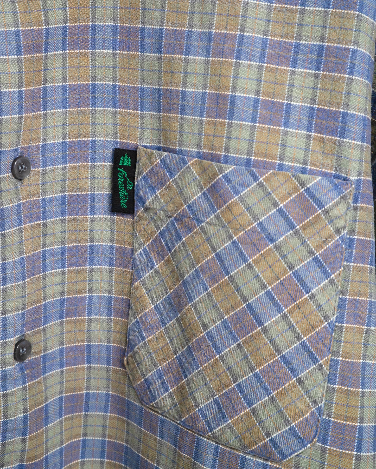 70s-80s French Flannel Pullover Shirt