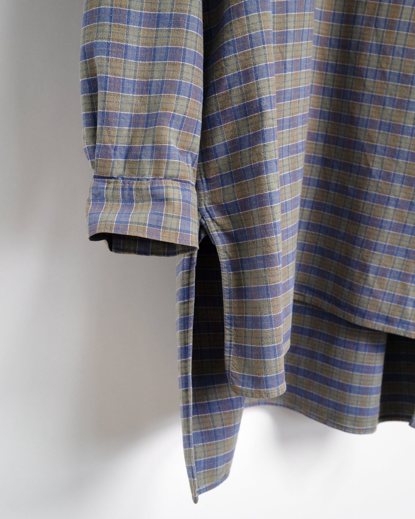 70s-80s French Flannel Pullover Shirt