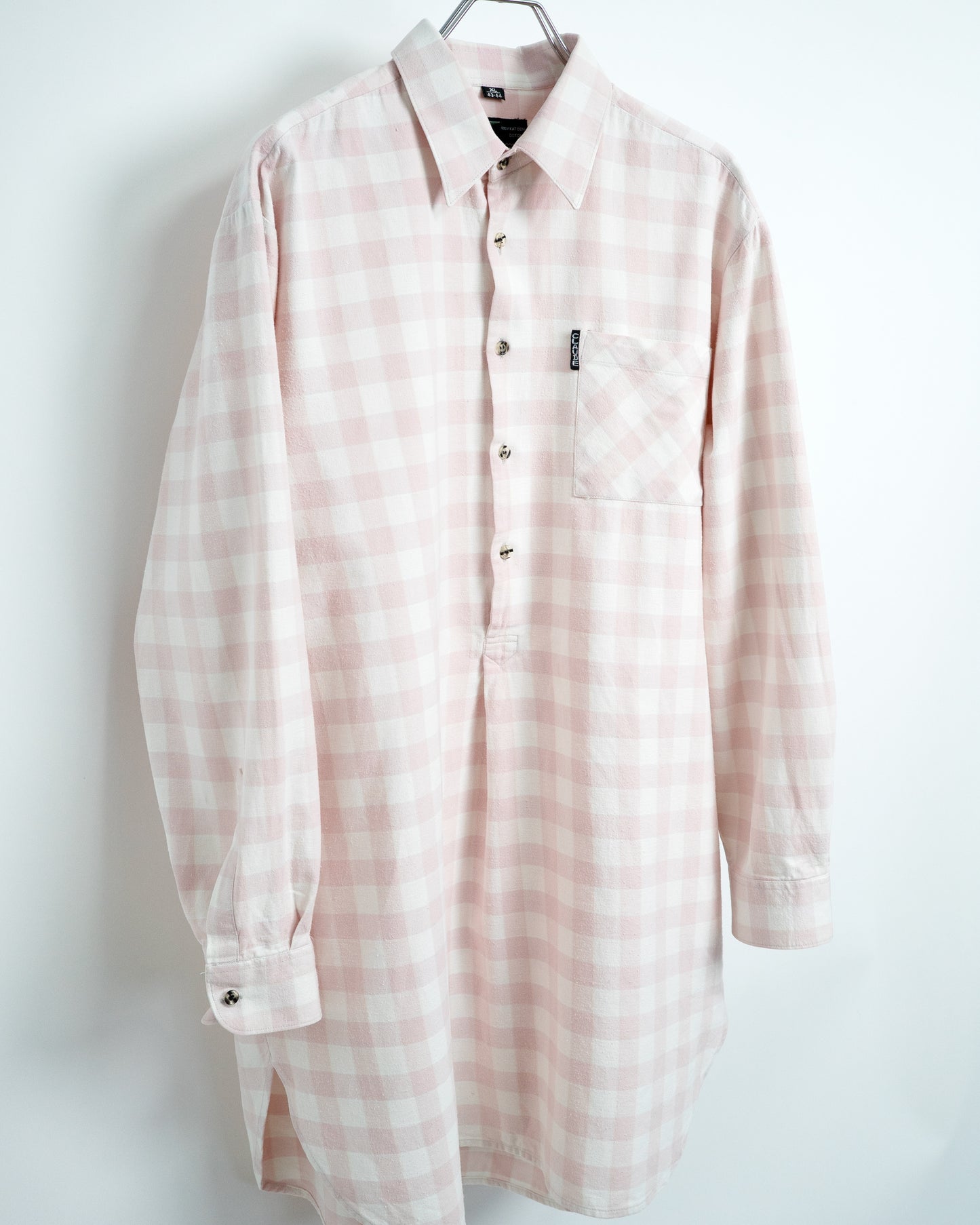 80s-90s Flannel Pullover Shirt