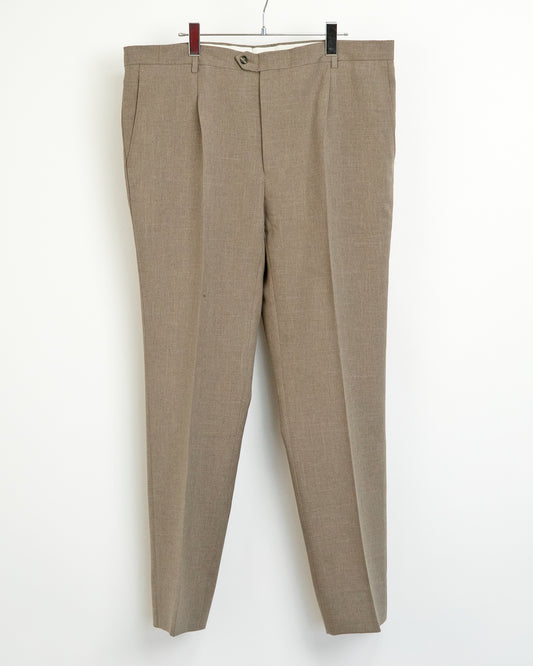 90s Italy Melange Tapered Slacks