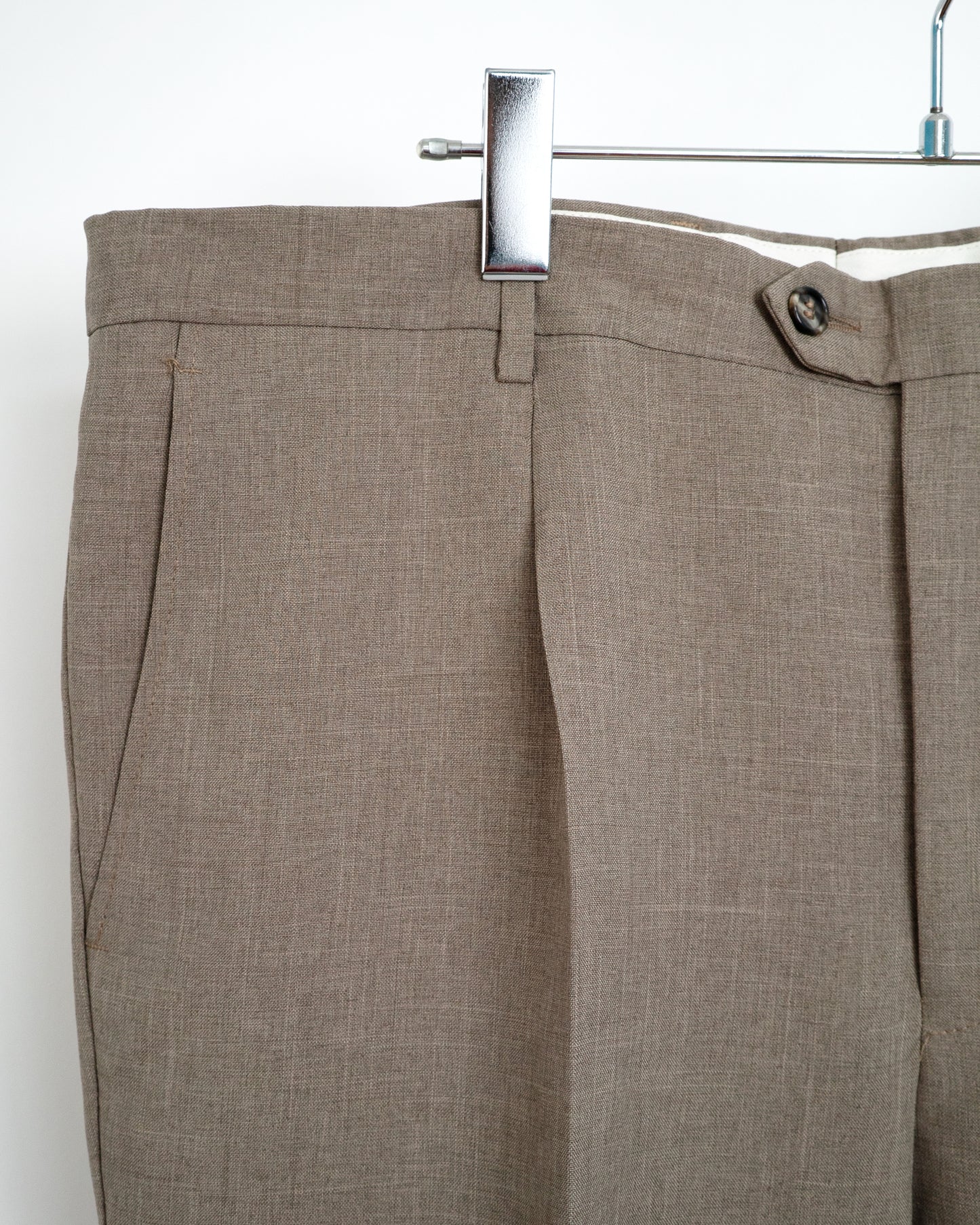 90s Italy Melange Tapered Slacks