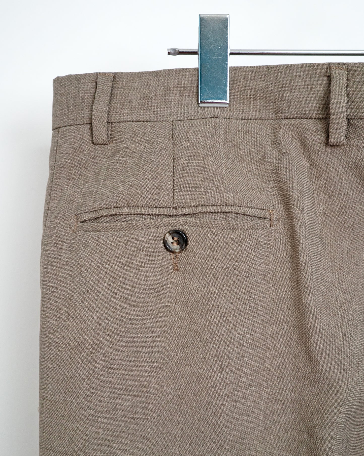 90s Italy Melange Tapered Slacks