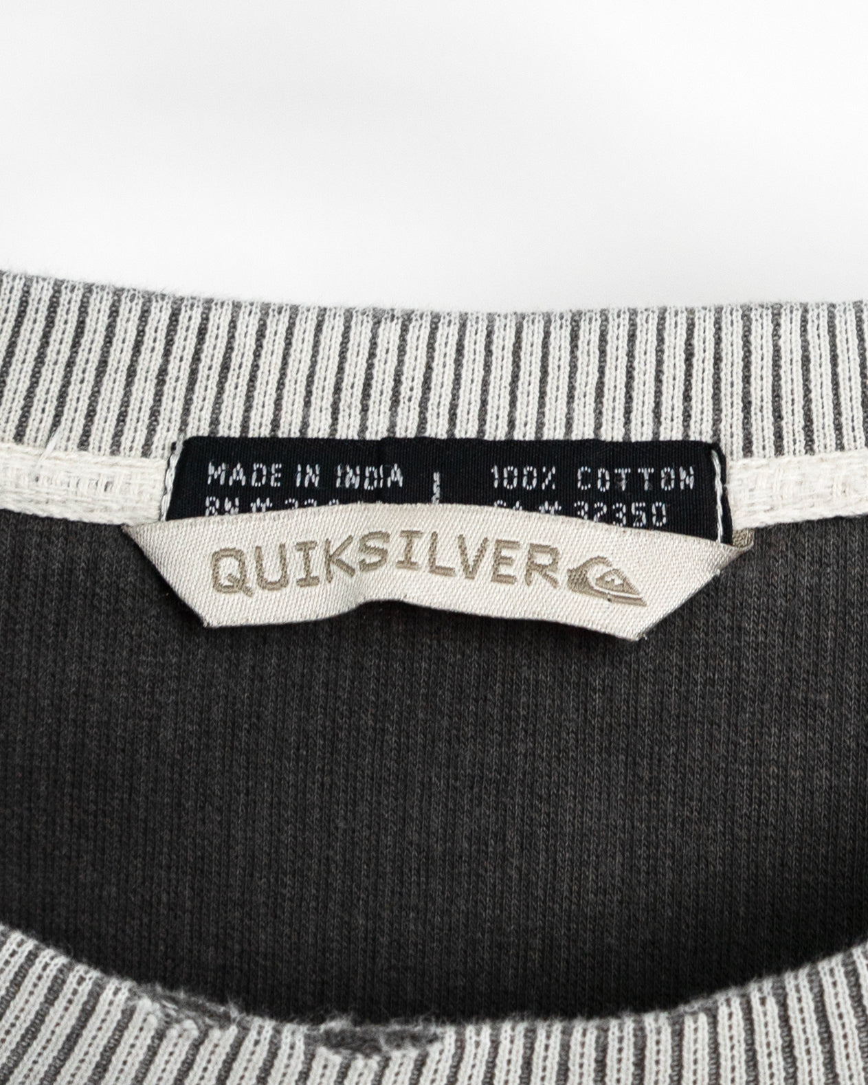 90s-00s Ribbed Cotton Long Sleeve Tee
