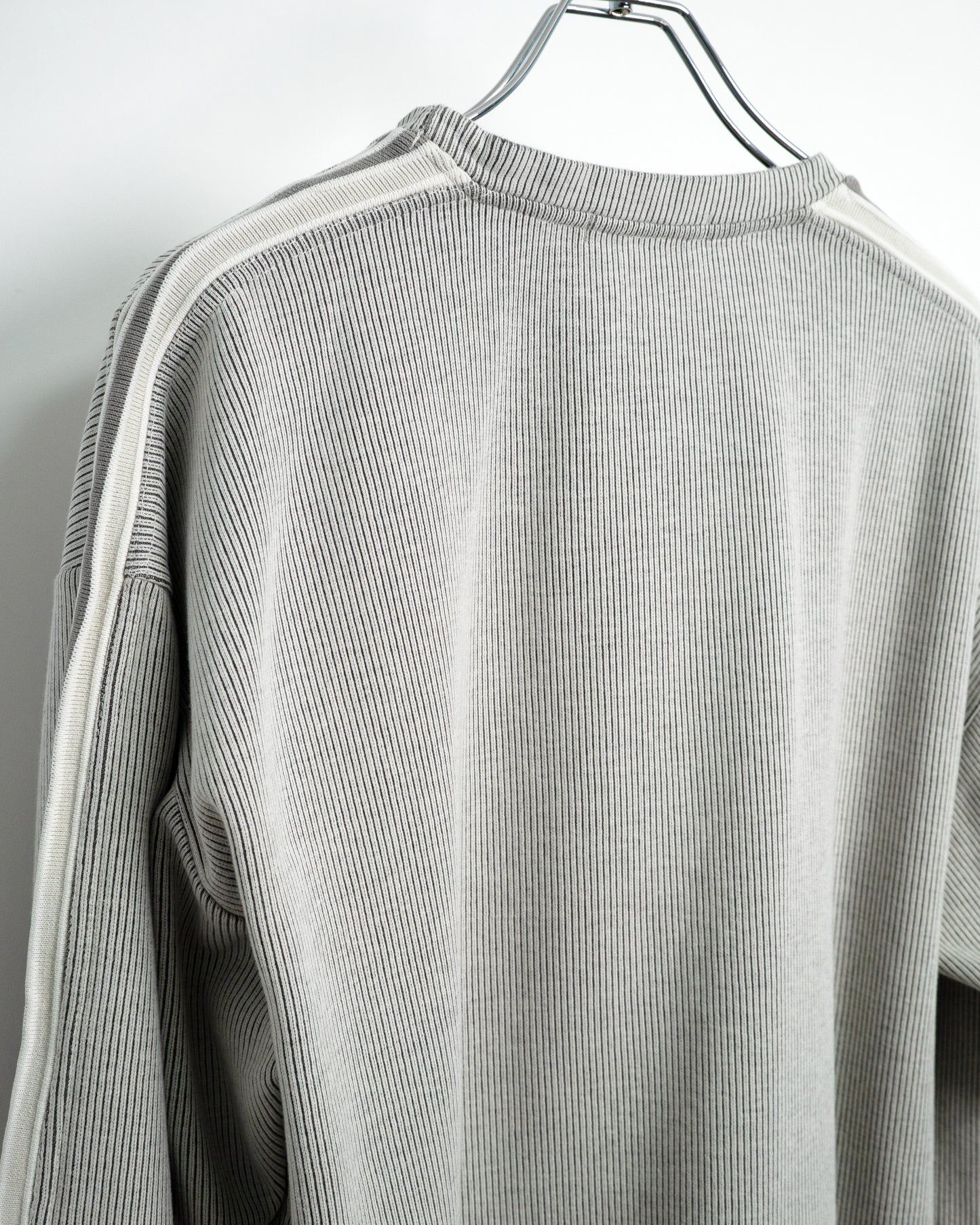 90s-00s Ribbed Cotton Long Sleeve Tee
