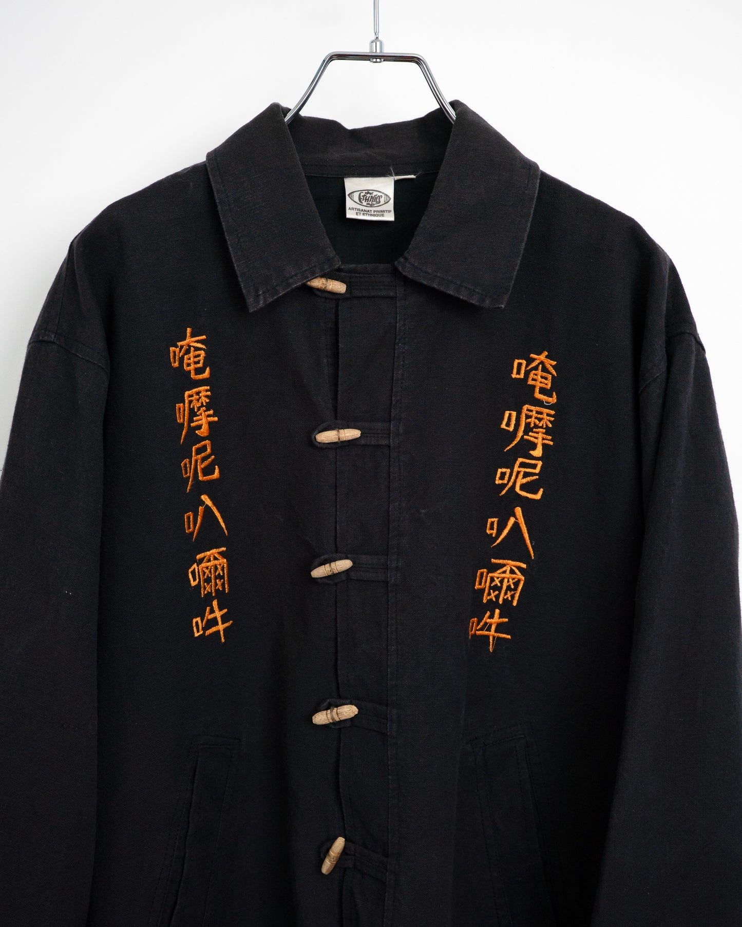 90s Toggle Jacket with Mantra Embroidery