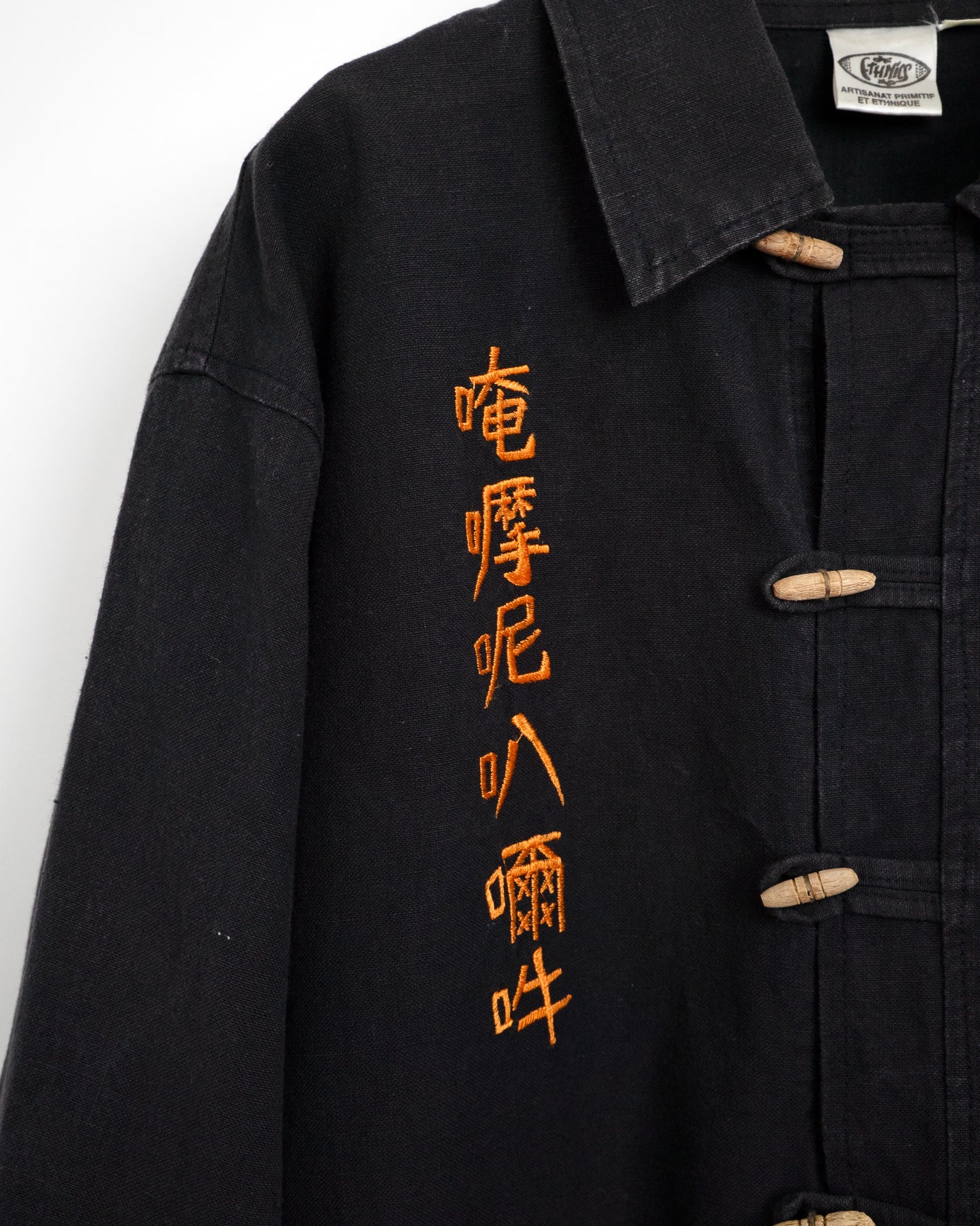 90s Toggle Jacket with Mantra Embroidery