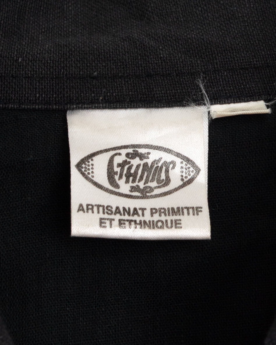 80s-90s「唵嘛呢叭咪吽」Embroidered Toggle Work Jacket