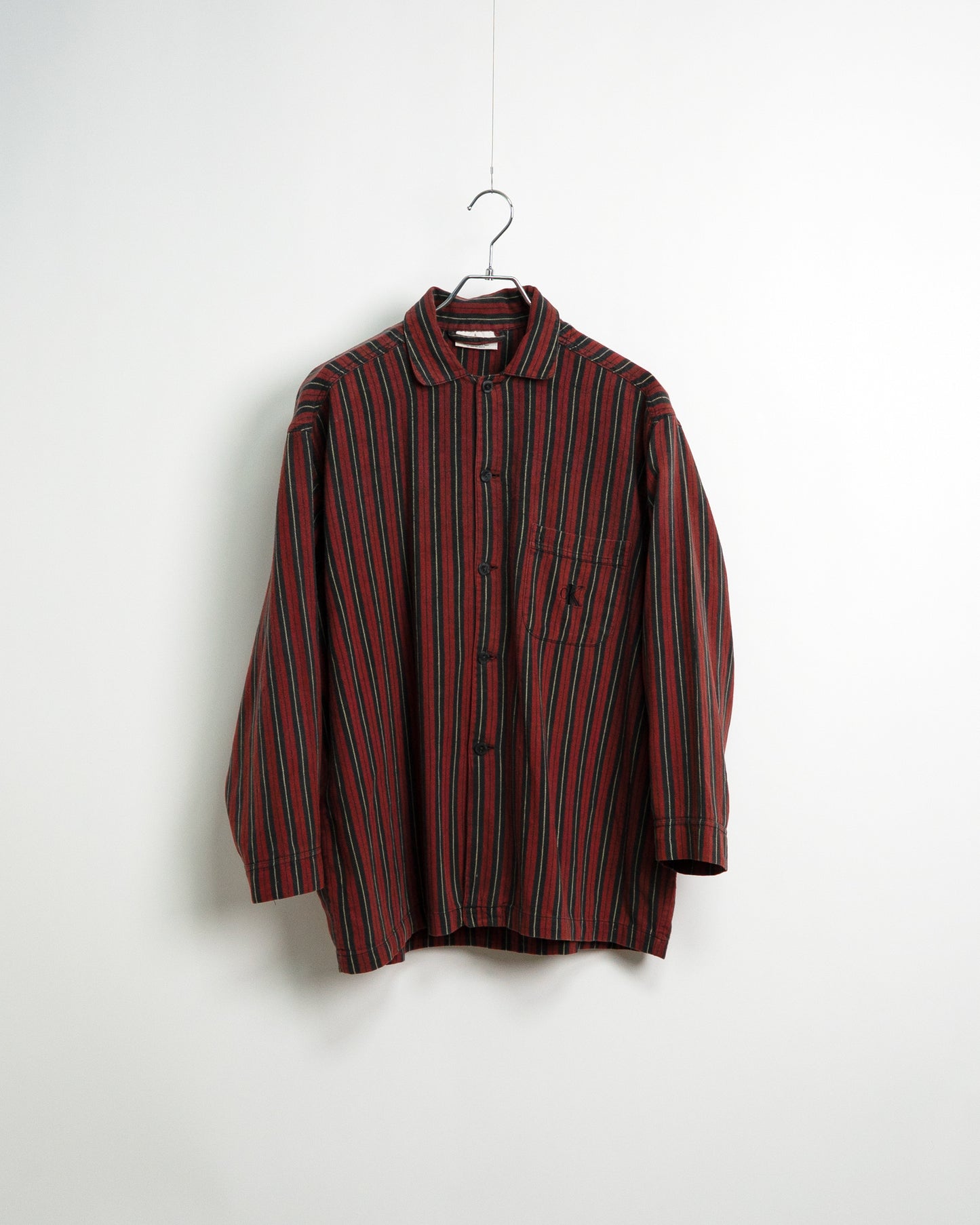Multi-Stripe Pajama Shirt