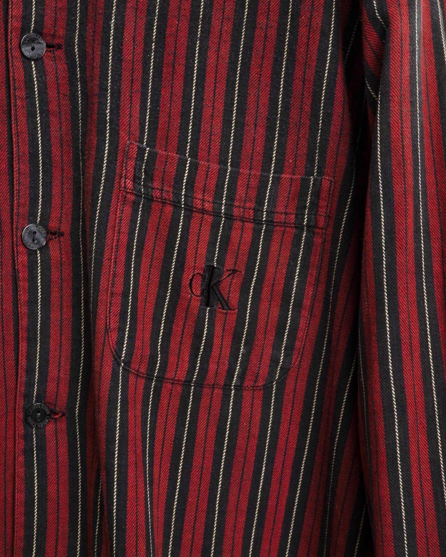 Multi-Stripe Pajama Shirt
