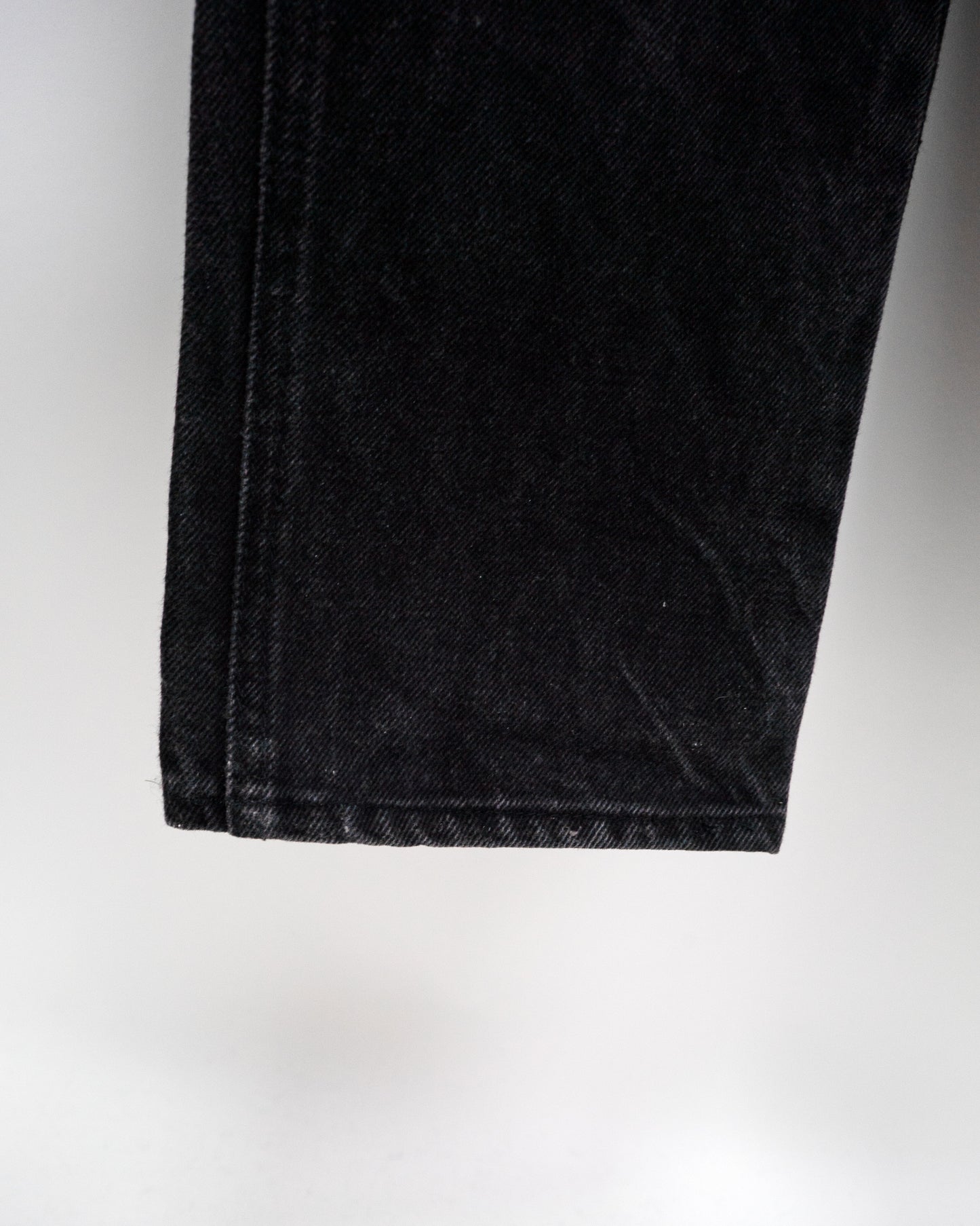 90s Eastern European Black Denim Overall