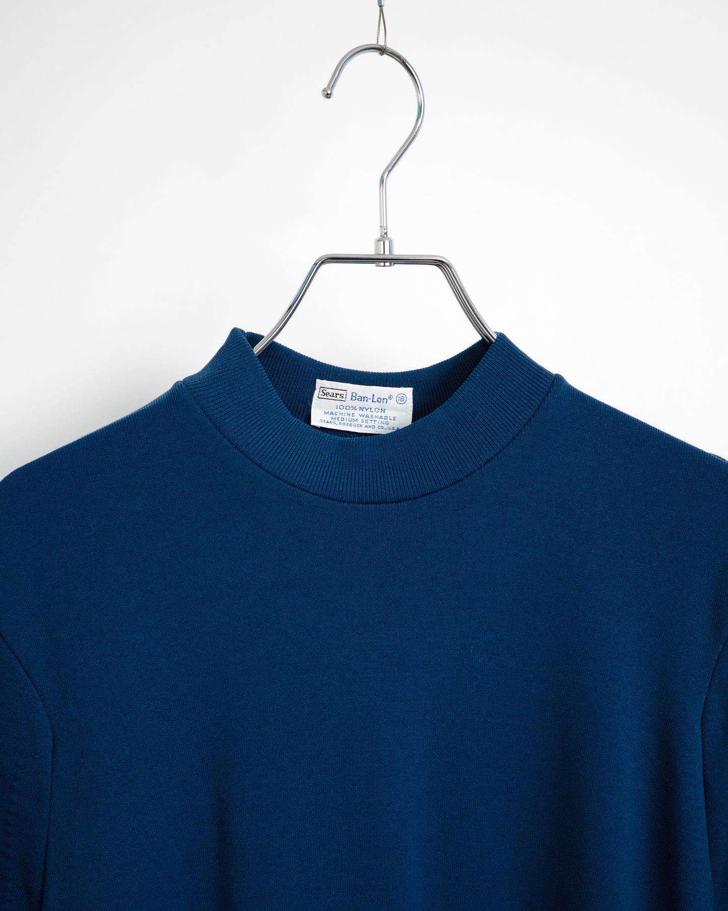 60-70s Mock Neck Ban-Lon Knit Top