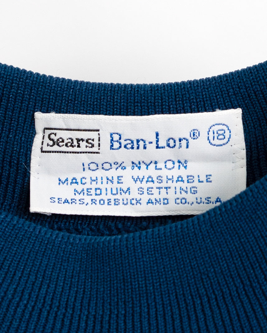 60-70s Mock Neck Ban-Lon Knit Top