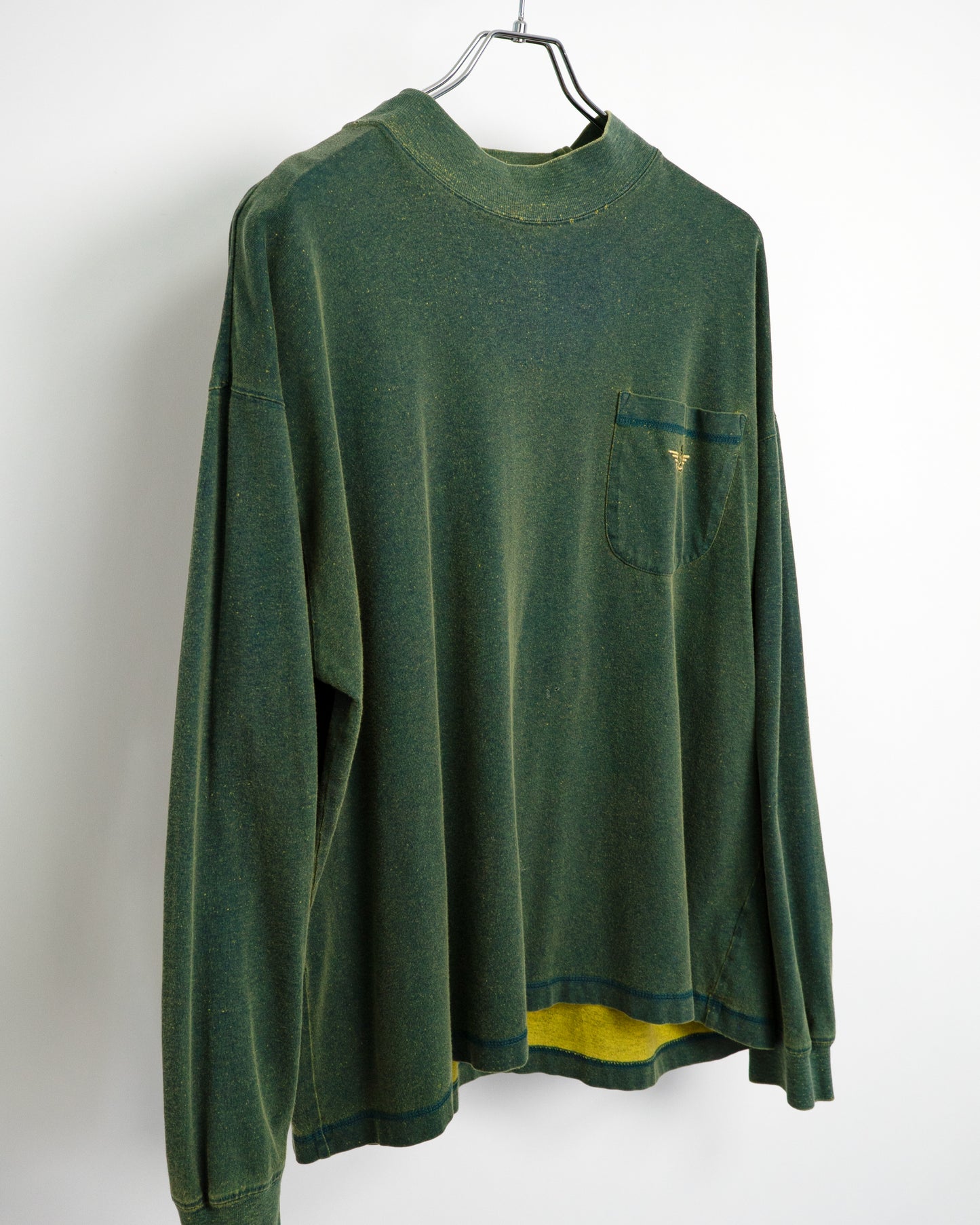 90s Mockneck Long-Sleeve Pocket Tee