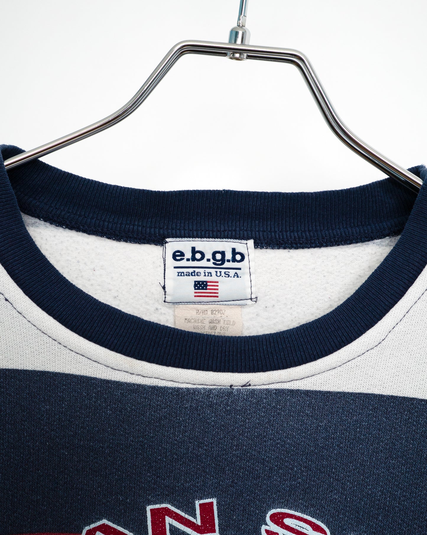 90s "ALL AMERICAN SPORTSWEAR" Tricolor Border L/S Sweatshirt