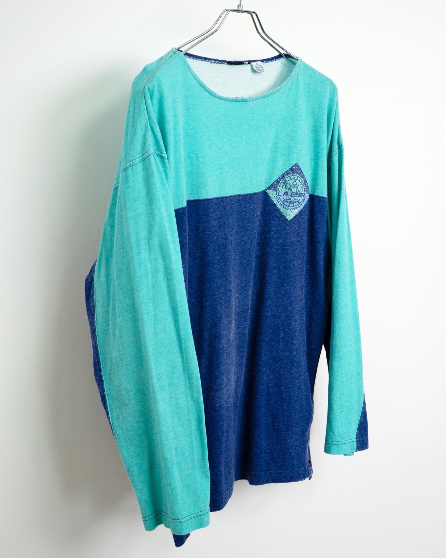 80s–Early90s Two-Tone Long Sleeve T-Shirt