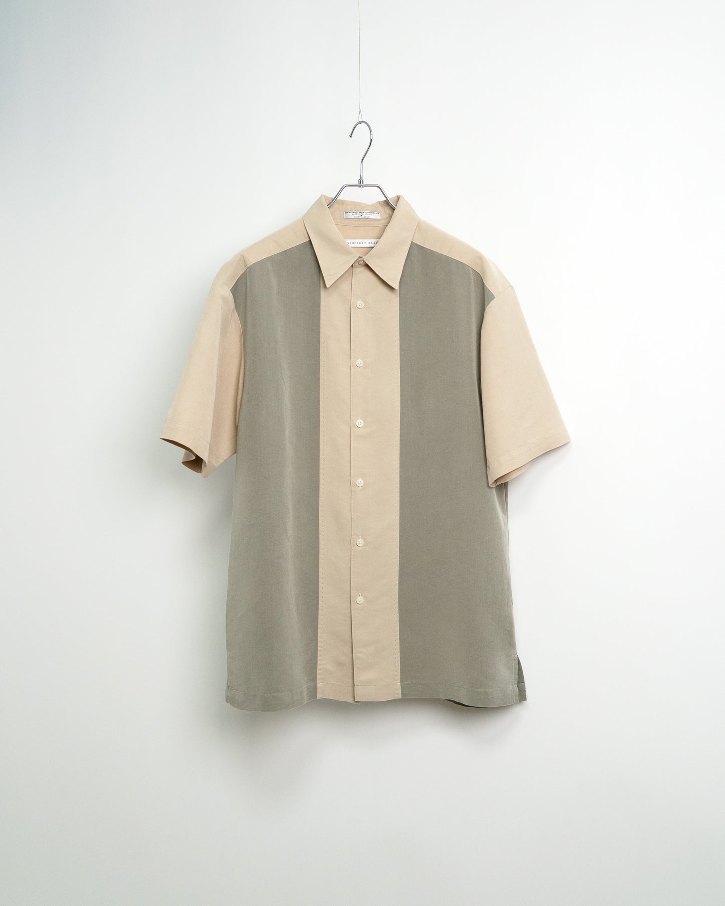 90s–Early 00s Bicolor Panel Short Sleeve Shirt