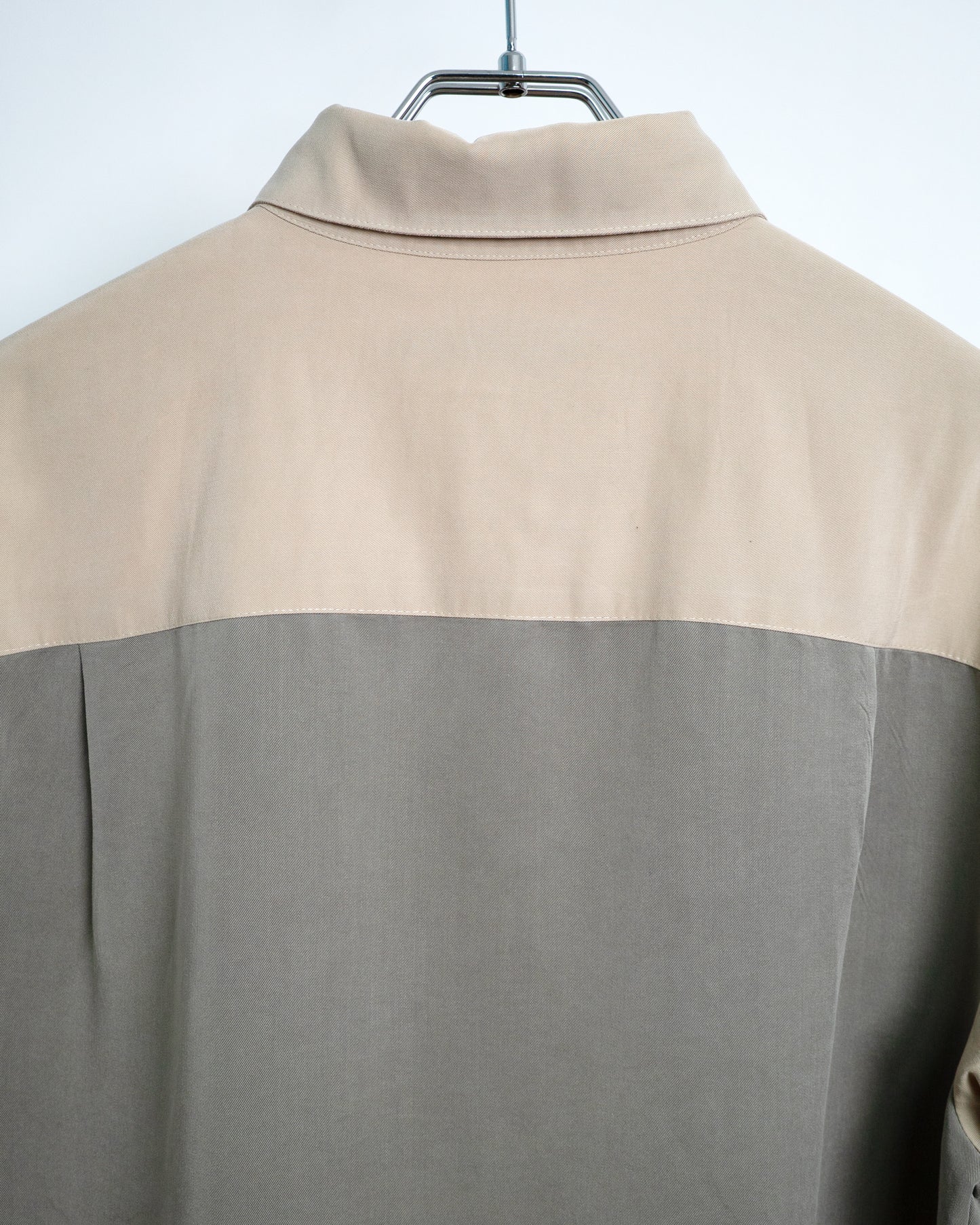 90s–Early 00s Bicolor Panel Short Sleeve Shirt
