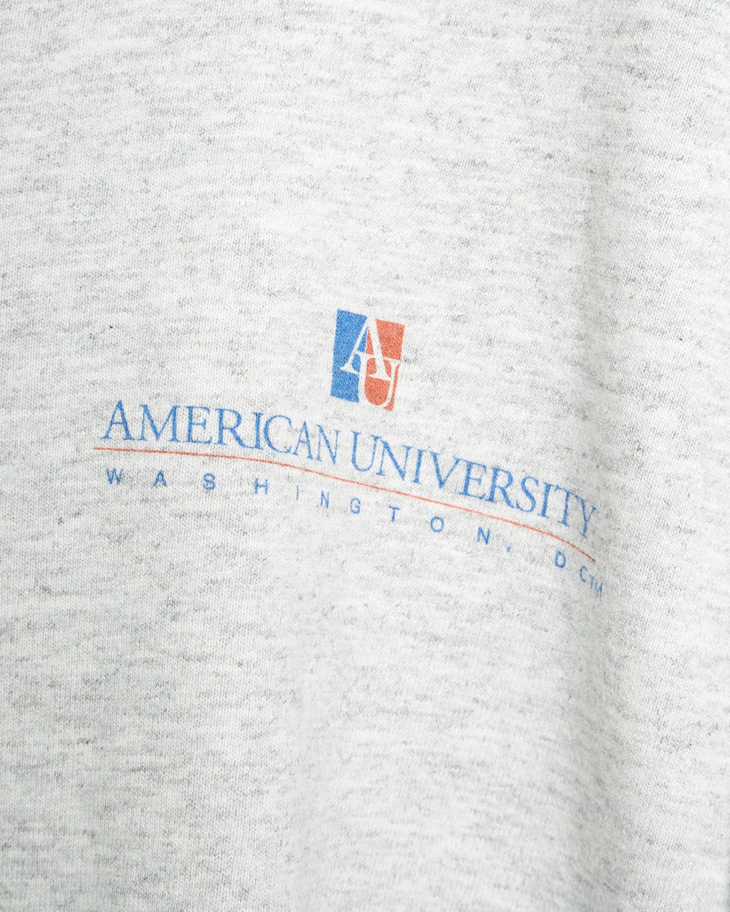 90s American University Washington D.C. Long Sleeve T-Shirt