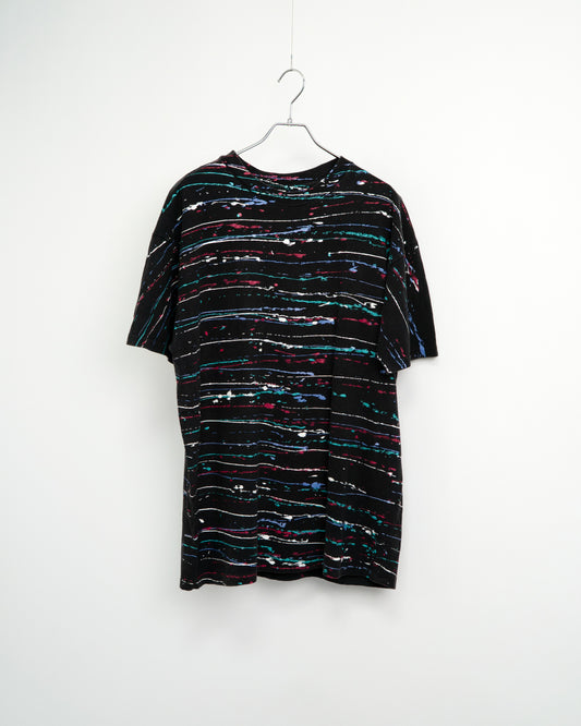 90s All-Over Splatter Print T-Shirt