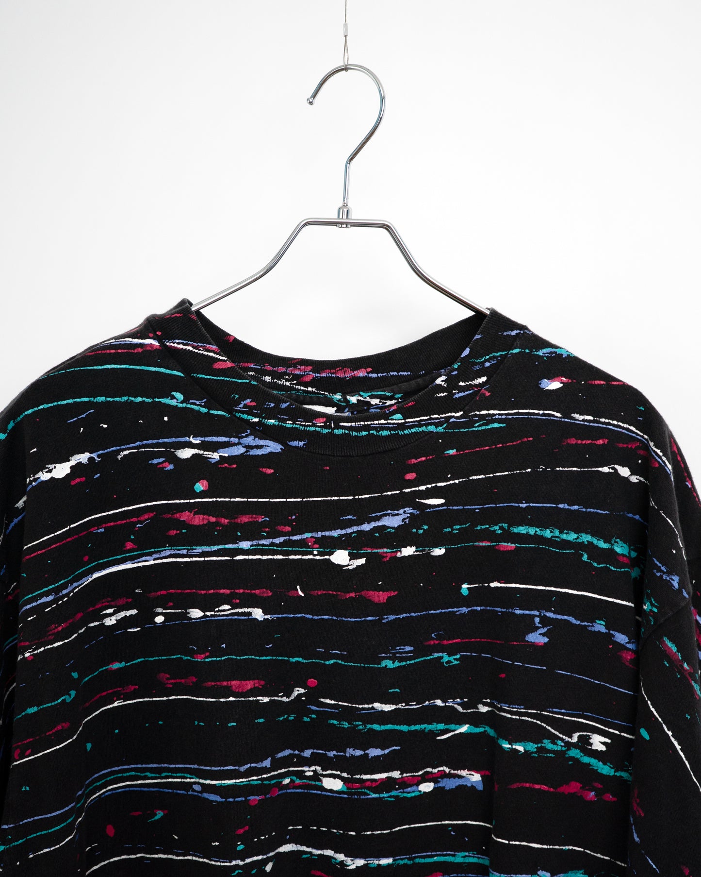 90s All-Over Splatter Print T-Shirt
