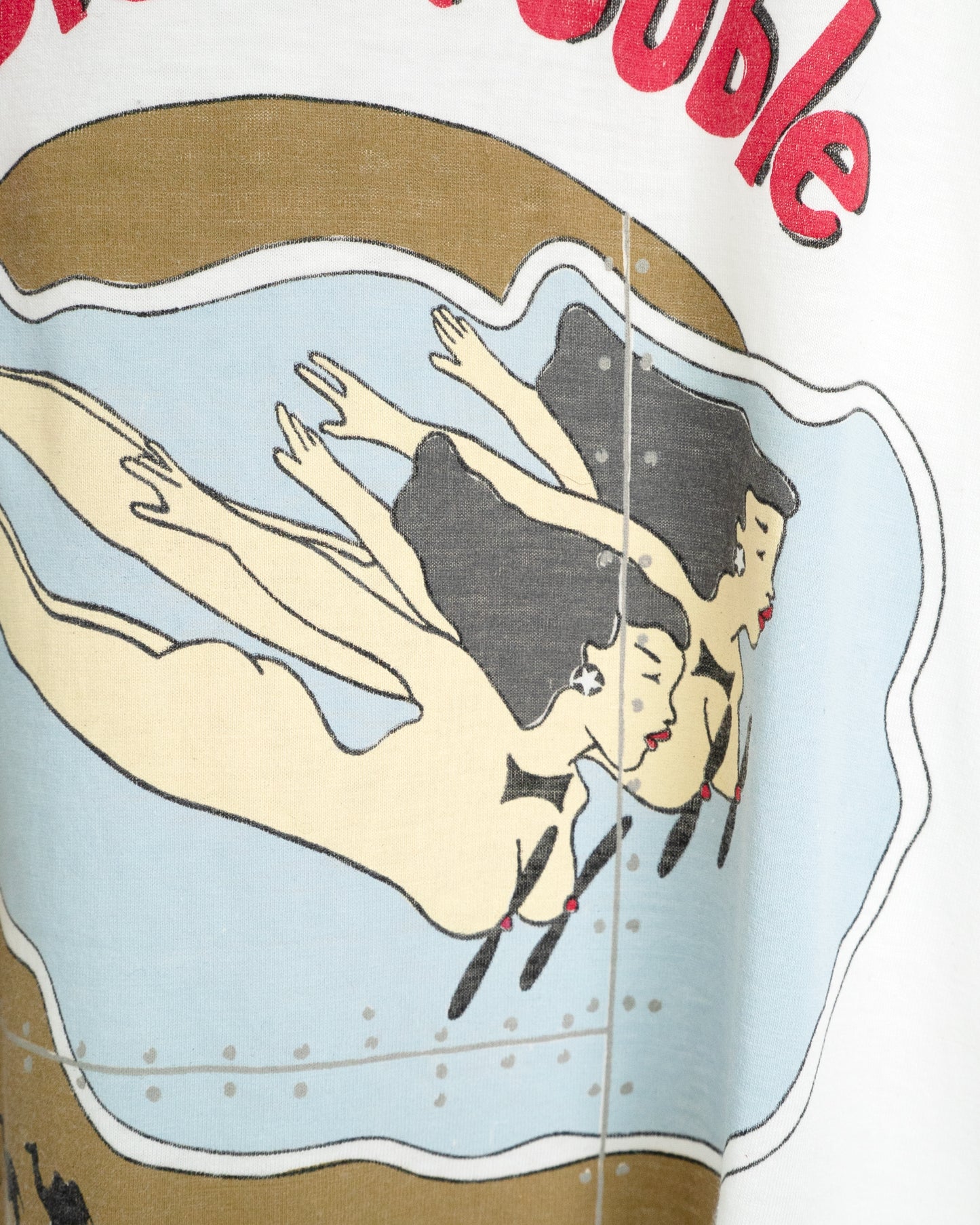 80s Nose Art Print T-Shirt