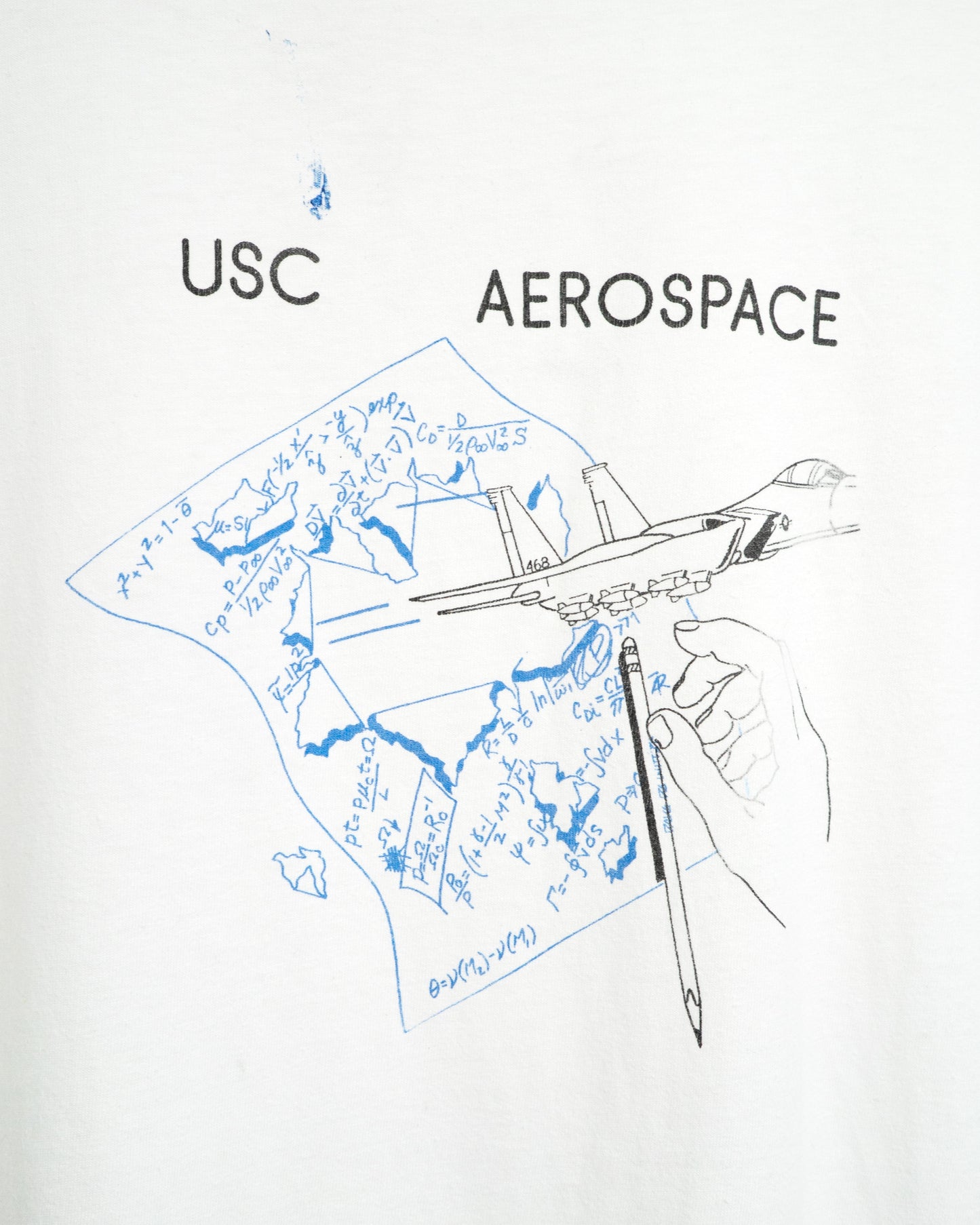 90s USC Aerospace Print T-Shirt