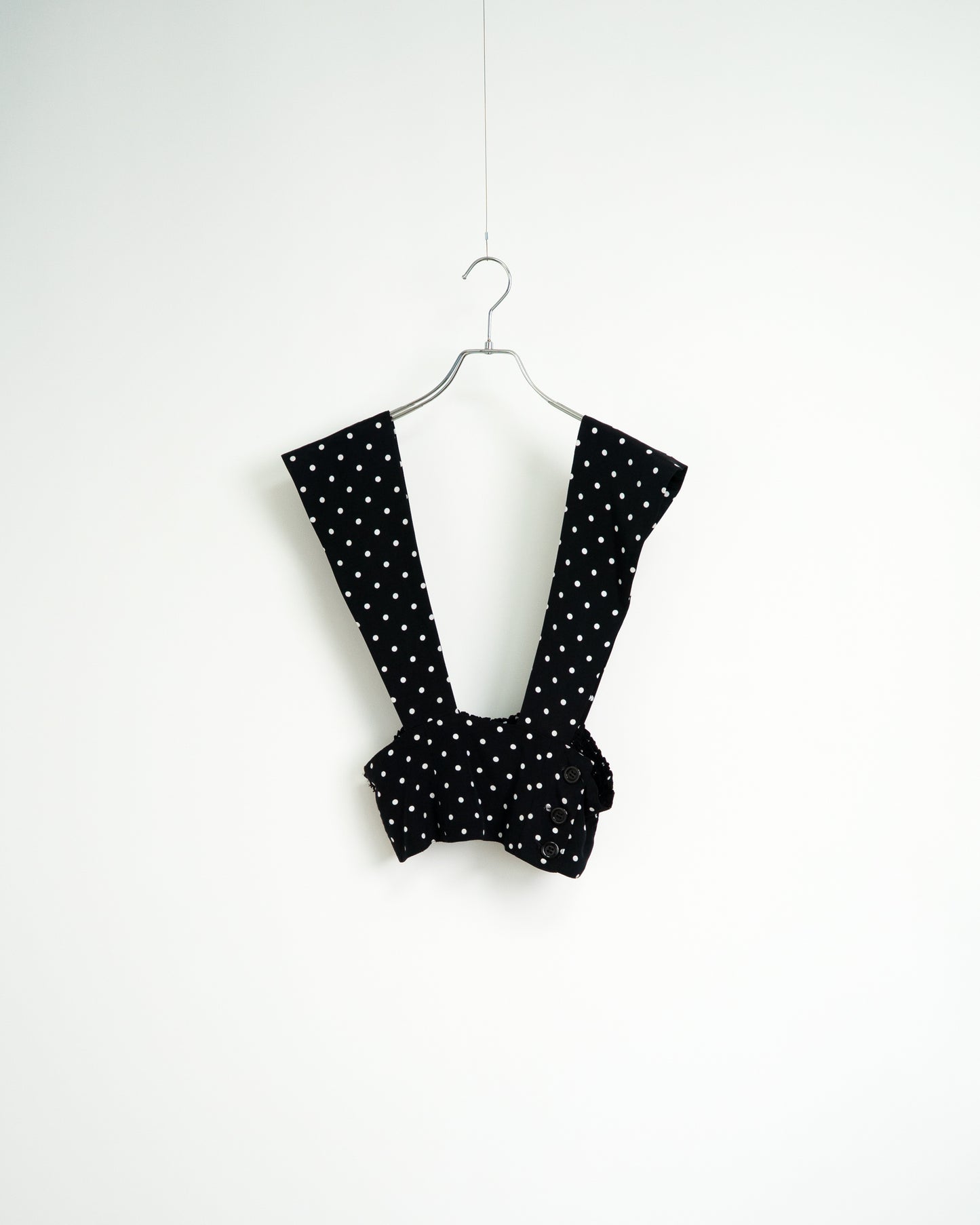80s Polka Dot Cropped Vest