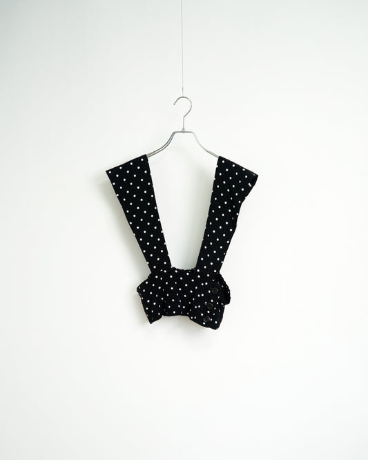 80s Polka Dot Cropped Vest