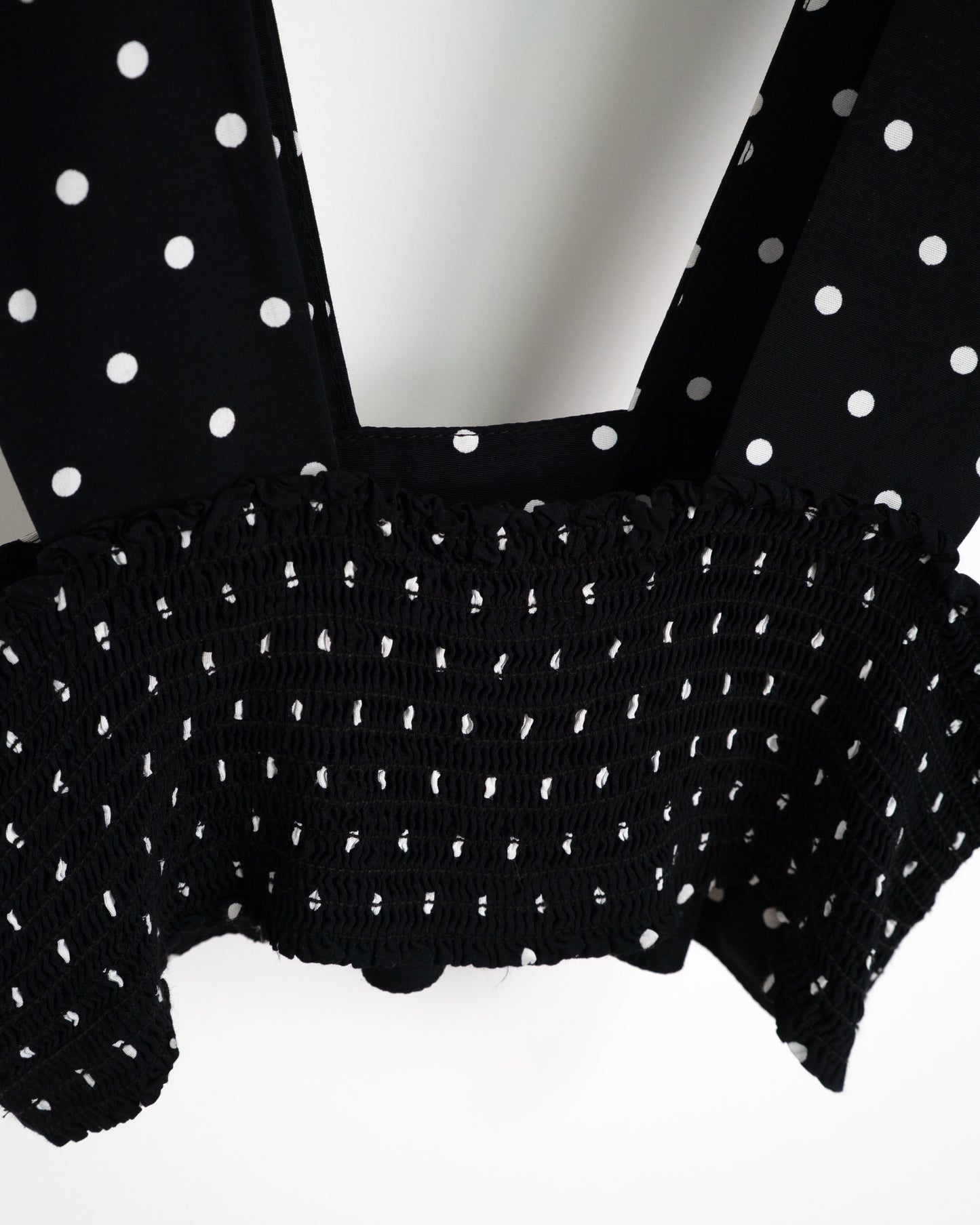 80s Polka Dot Cropped Vest