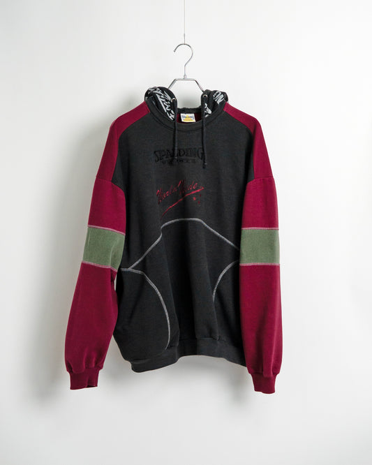 80s-90s Euro Color Block Hoodie