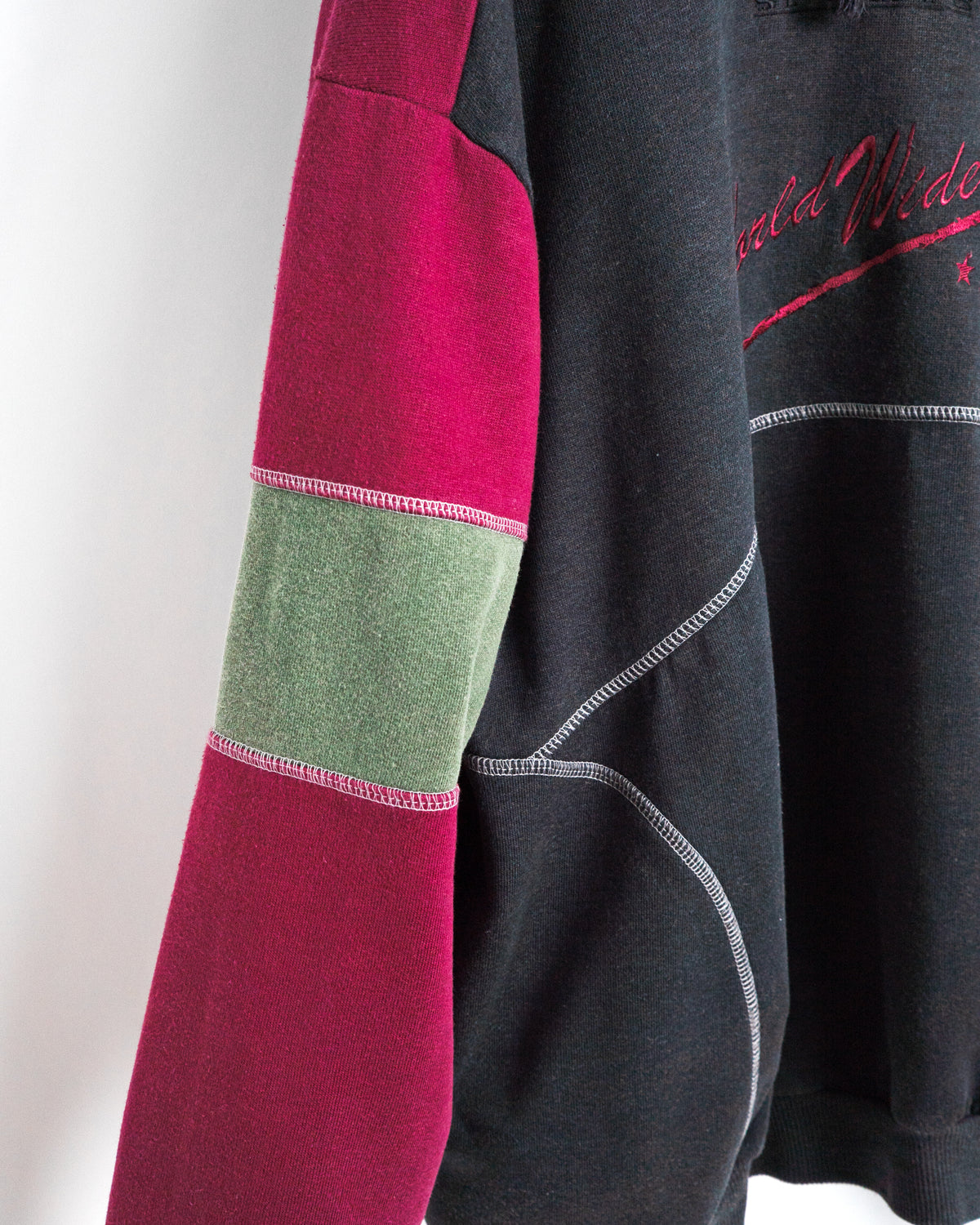 80s-90s Euro Color Block Hoodie