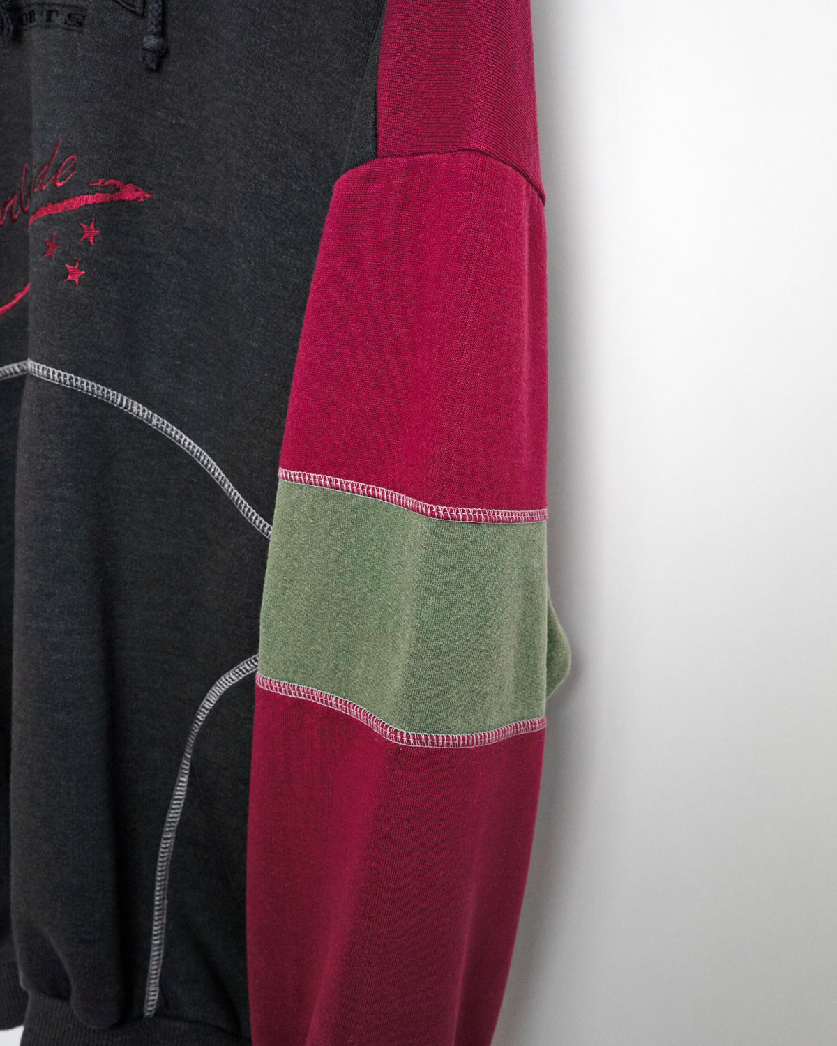 80s-90s Euro Color Block Hoodie