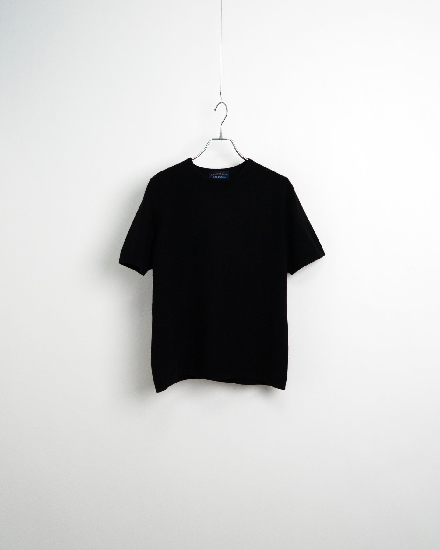 Short-Sleeved Cashmere Knit